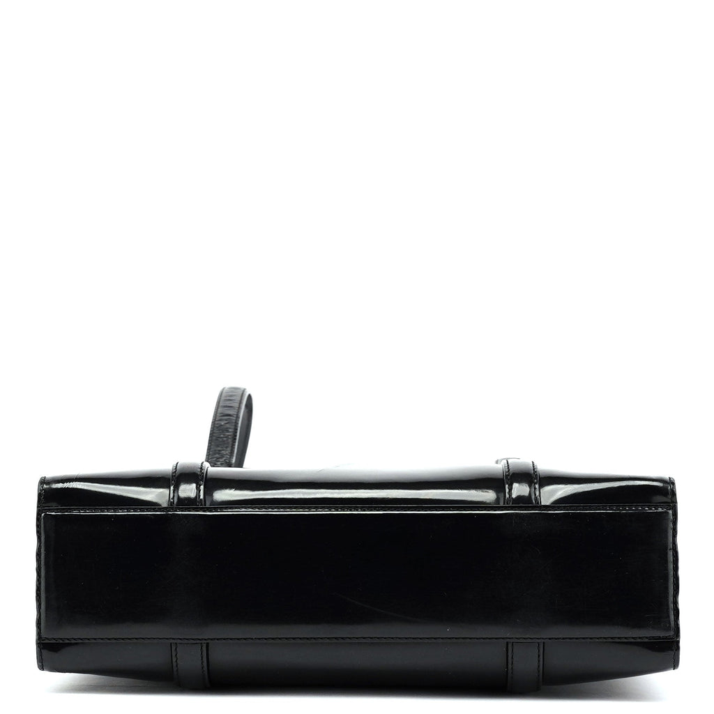 B6498 Black Spazzolato Tote Bag