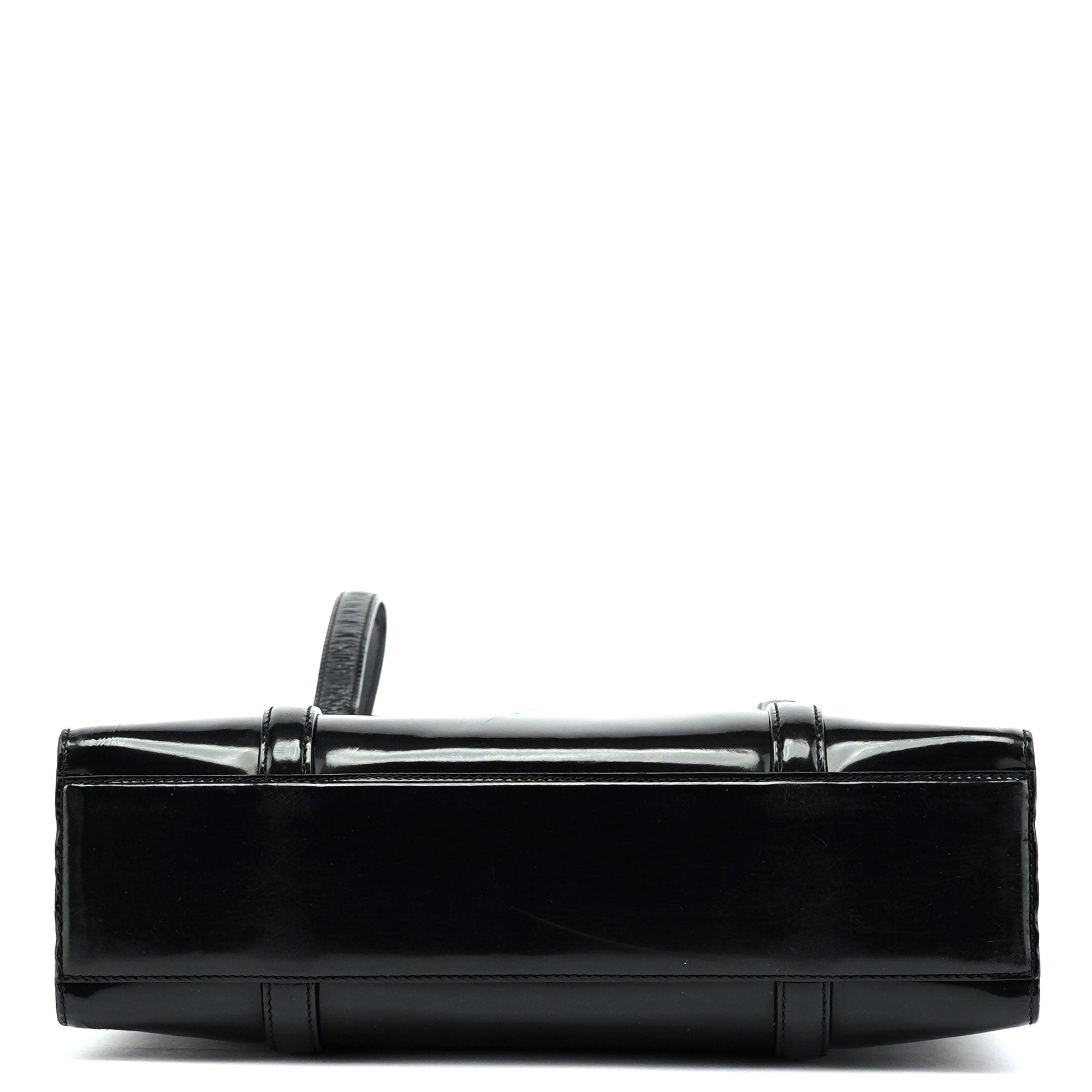 B6498 Black Spazzolato Tote Bag