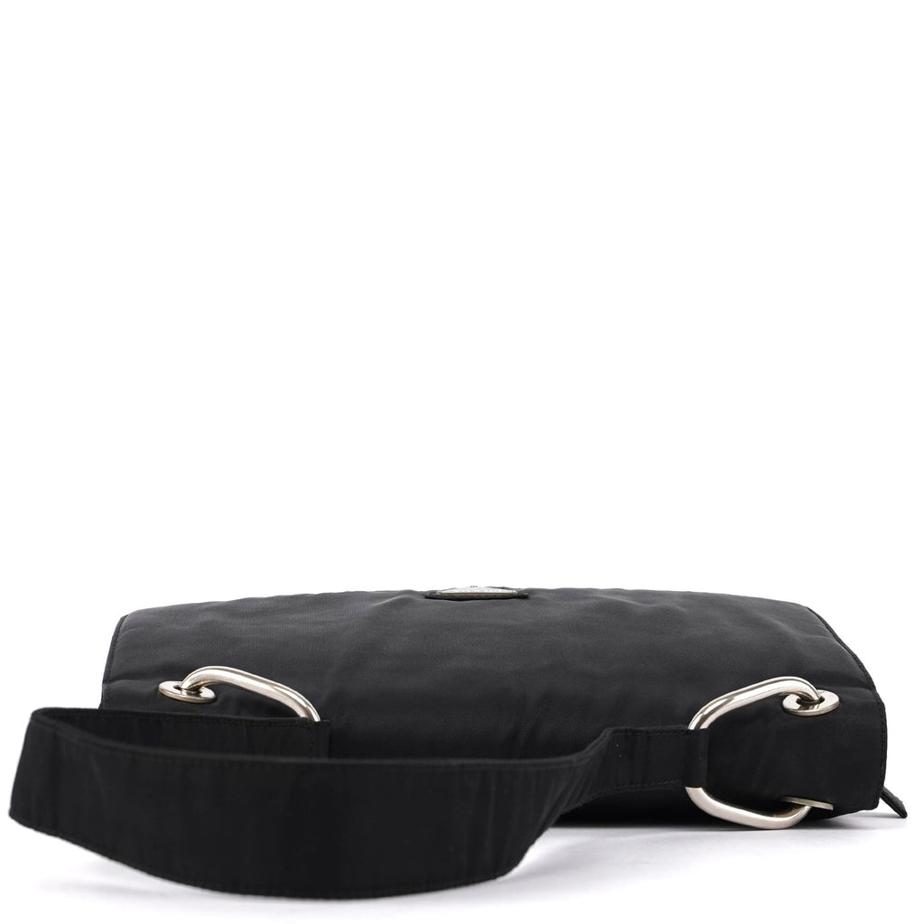 B6542 Black Tessuto Shoulder Bag