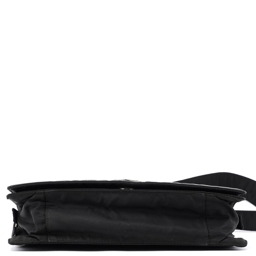 B6542 Black Tessuto Shoulder Bag