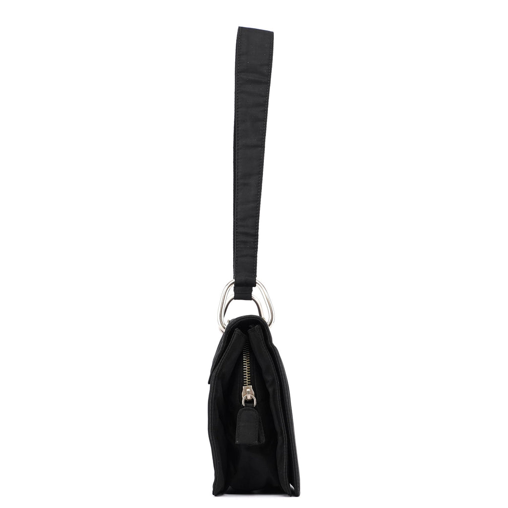 B6542 Black Tessuto Shoulder Bag