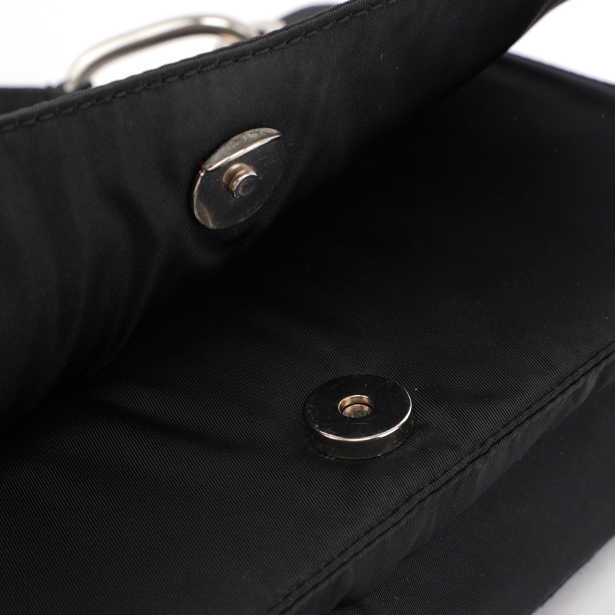 B6542 Black Tessuto Shoulder Bag