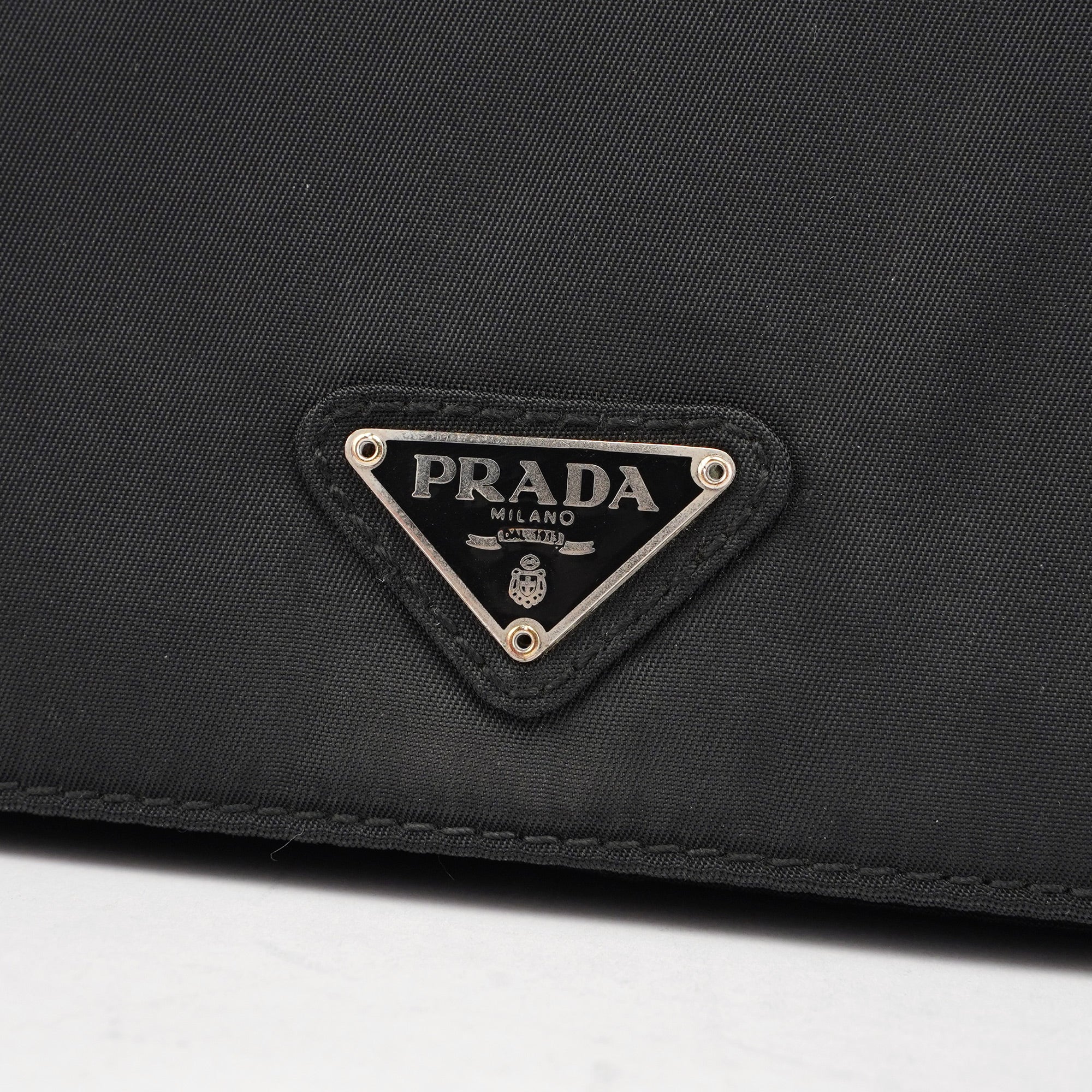 B6542 Black Tessuto Shoulder Bag