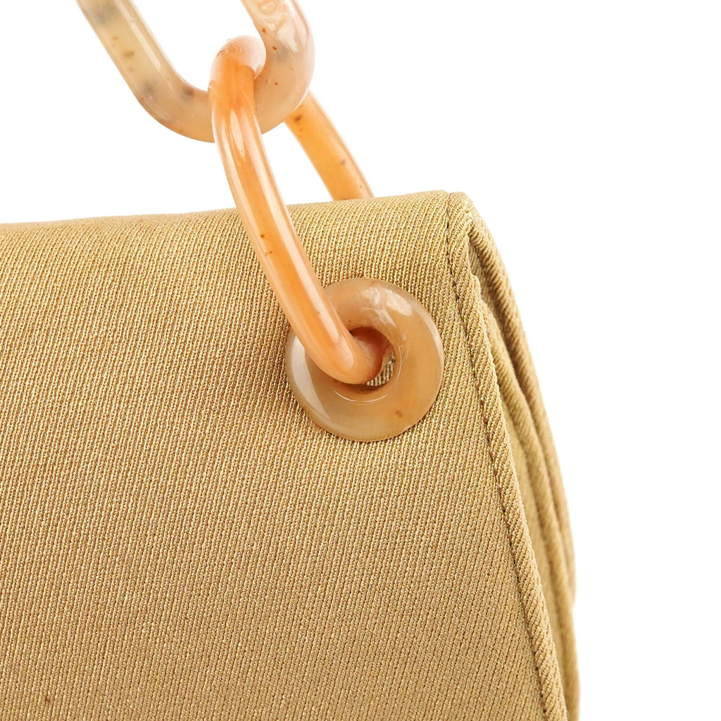 B6621 Beige Tessuto Swing Chain Shoulder Bag