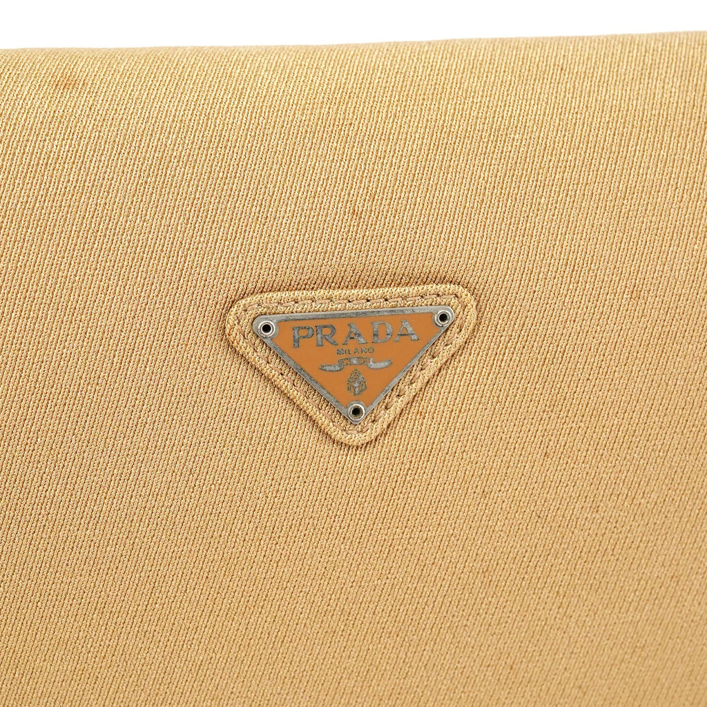 B6621 Beige Tessuto Swing Chain Shoulder Bag