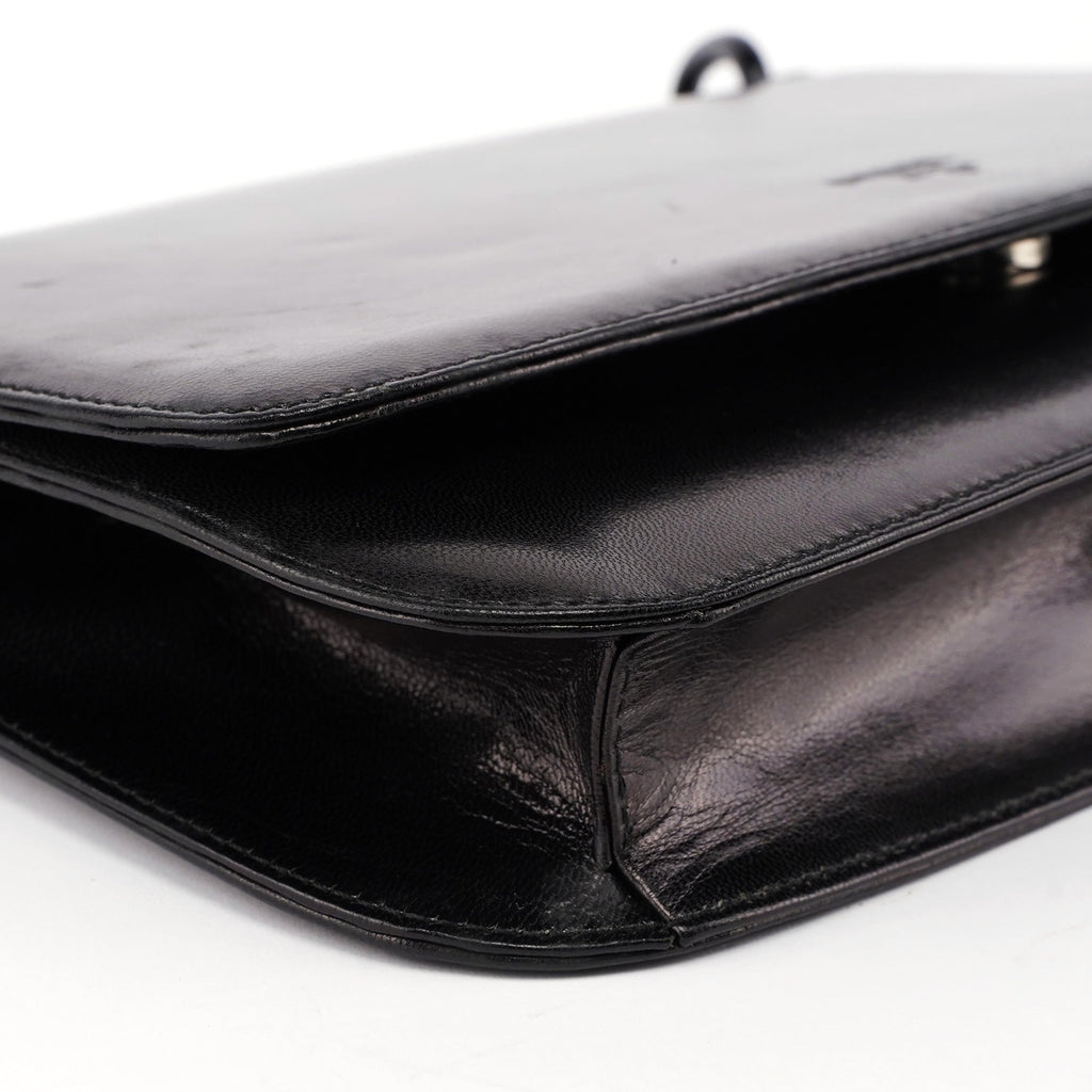B6623 Black Madras Swing Shoulder Bag