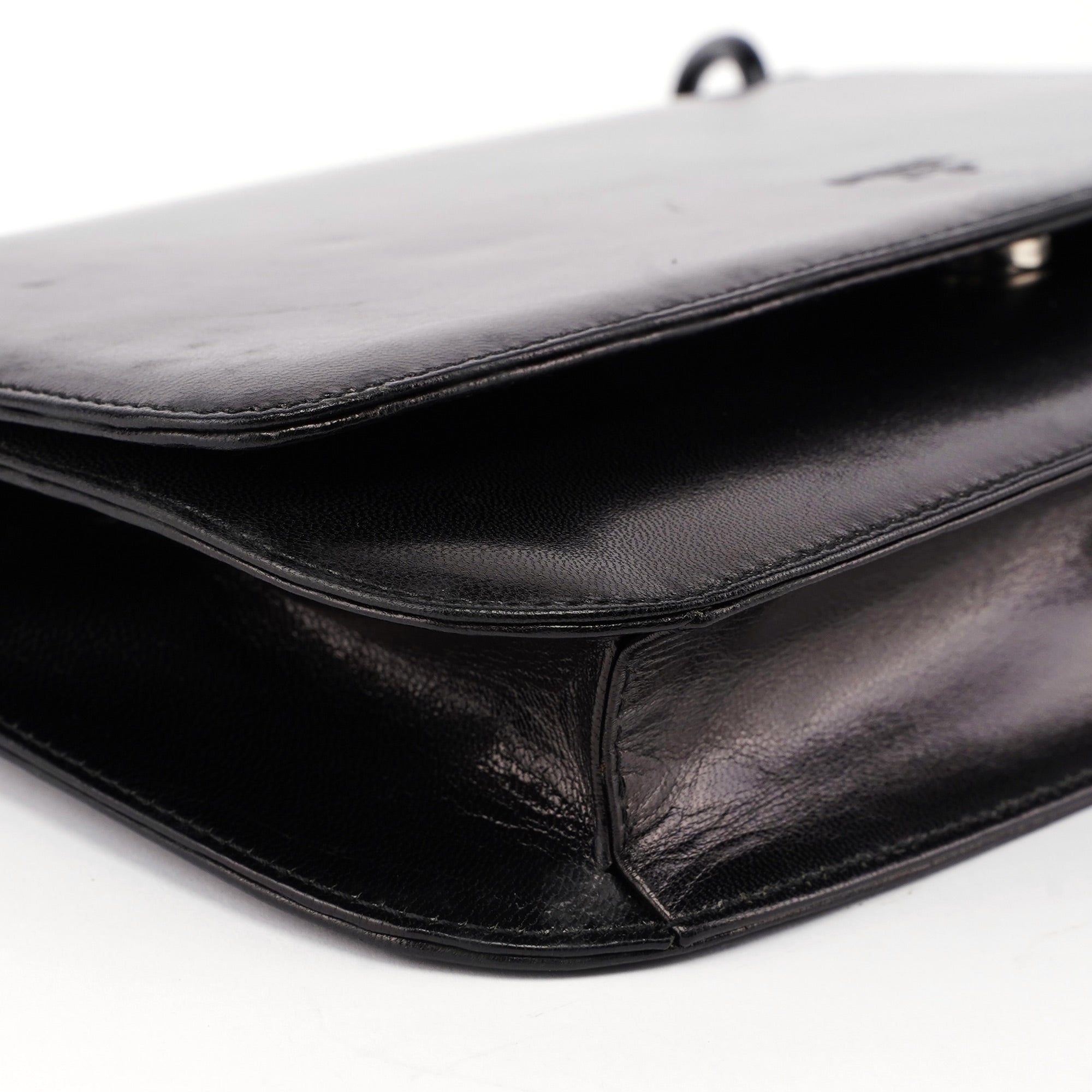 B6623 Black Madras Swing Shoulder Bag