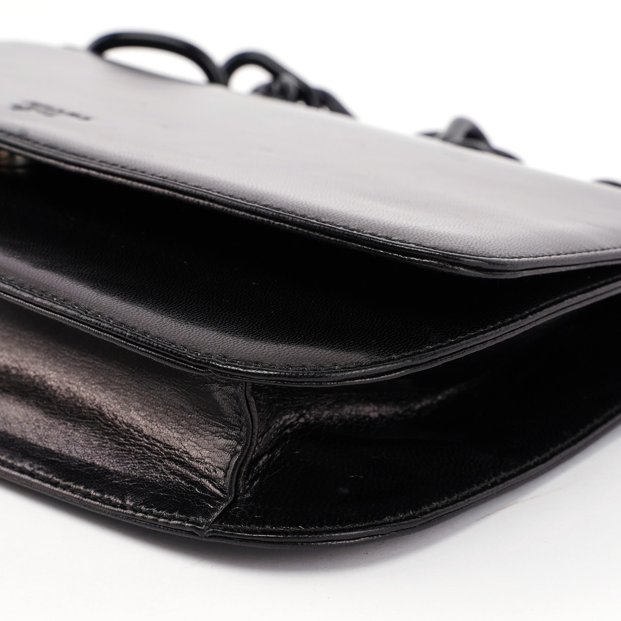 B6623 Black Madras Swing Shoulder Bag
