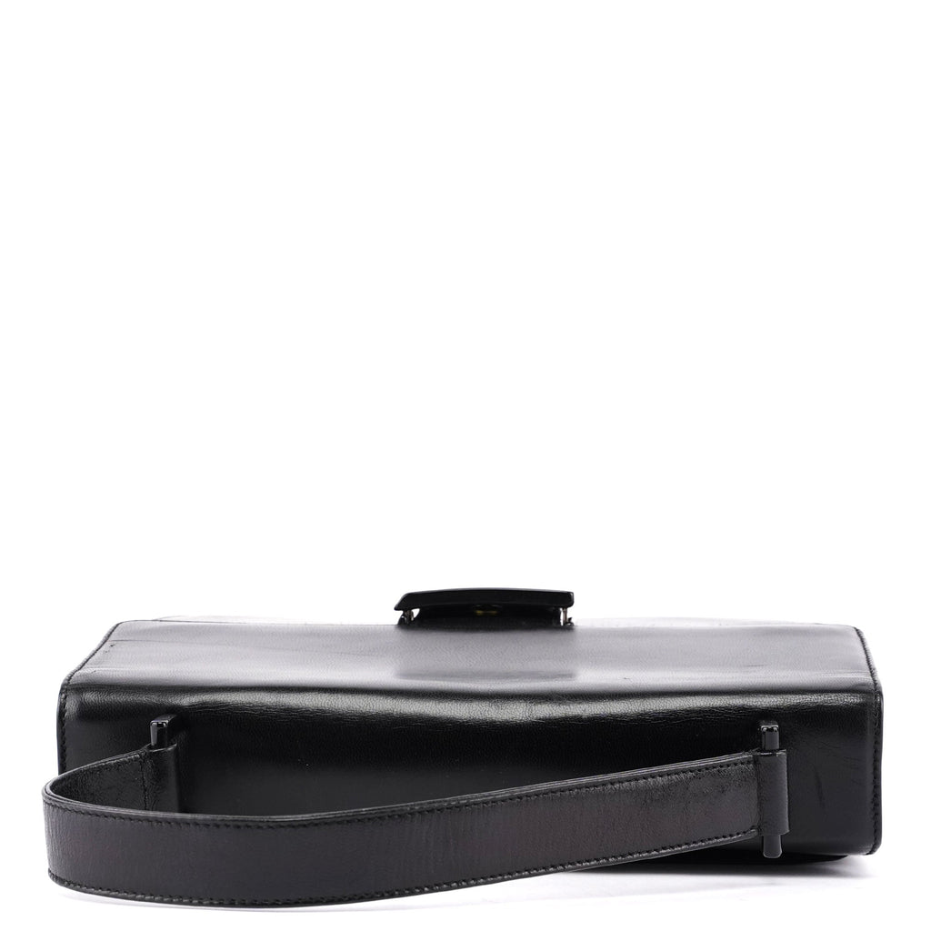 B6659 Black Madras Bachel Bag