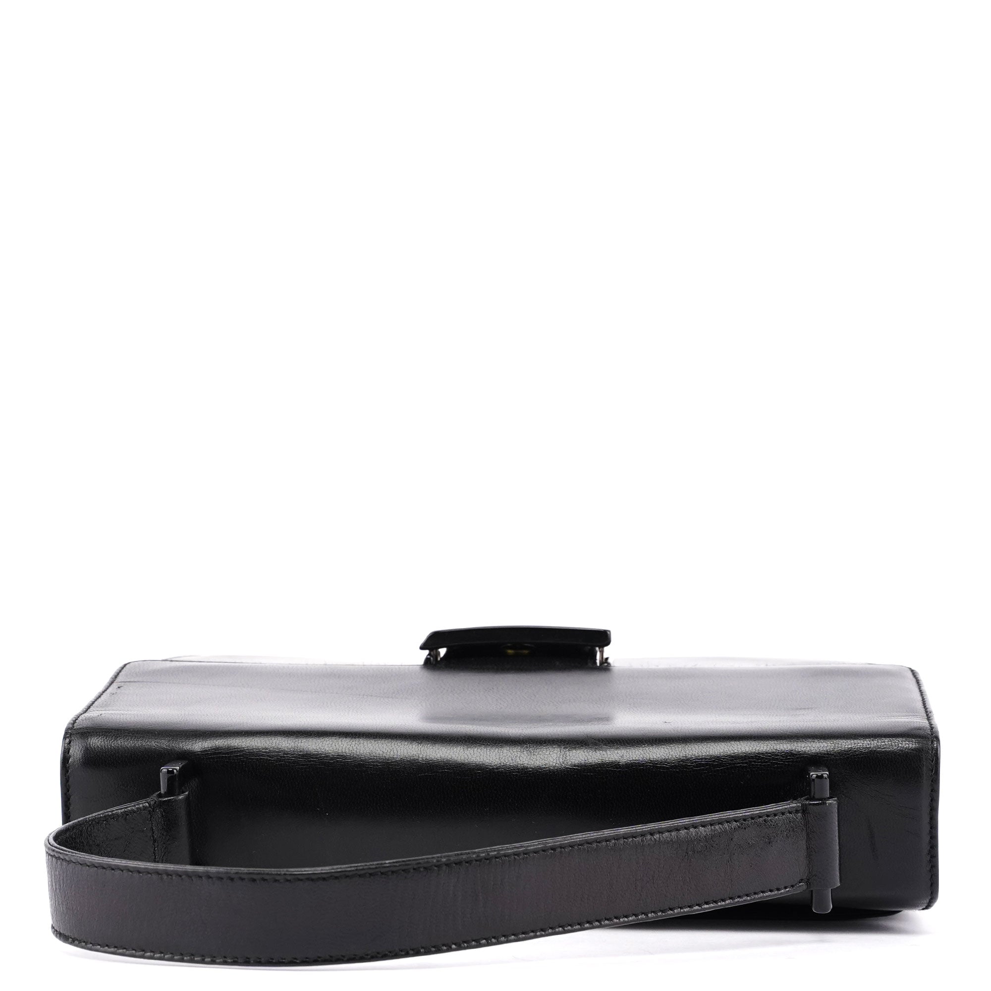 B6659 Black Madras Bachel Bag