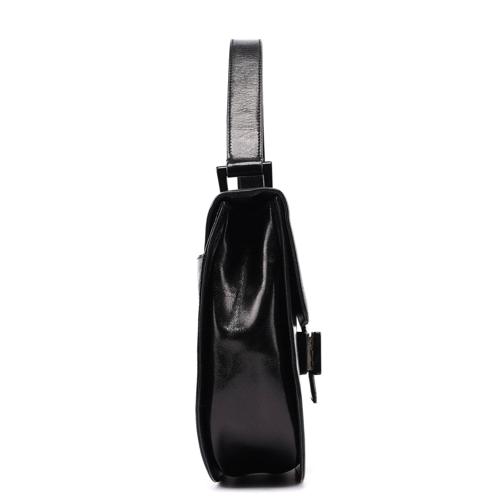 B6659 Black Madras Bachel Bag