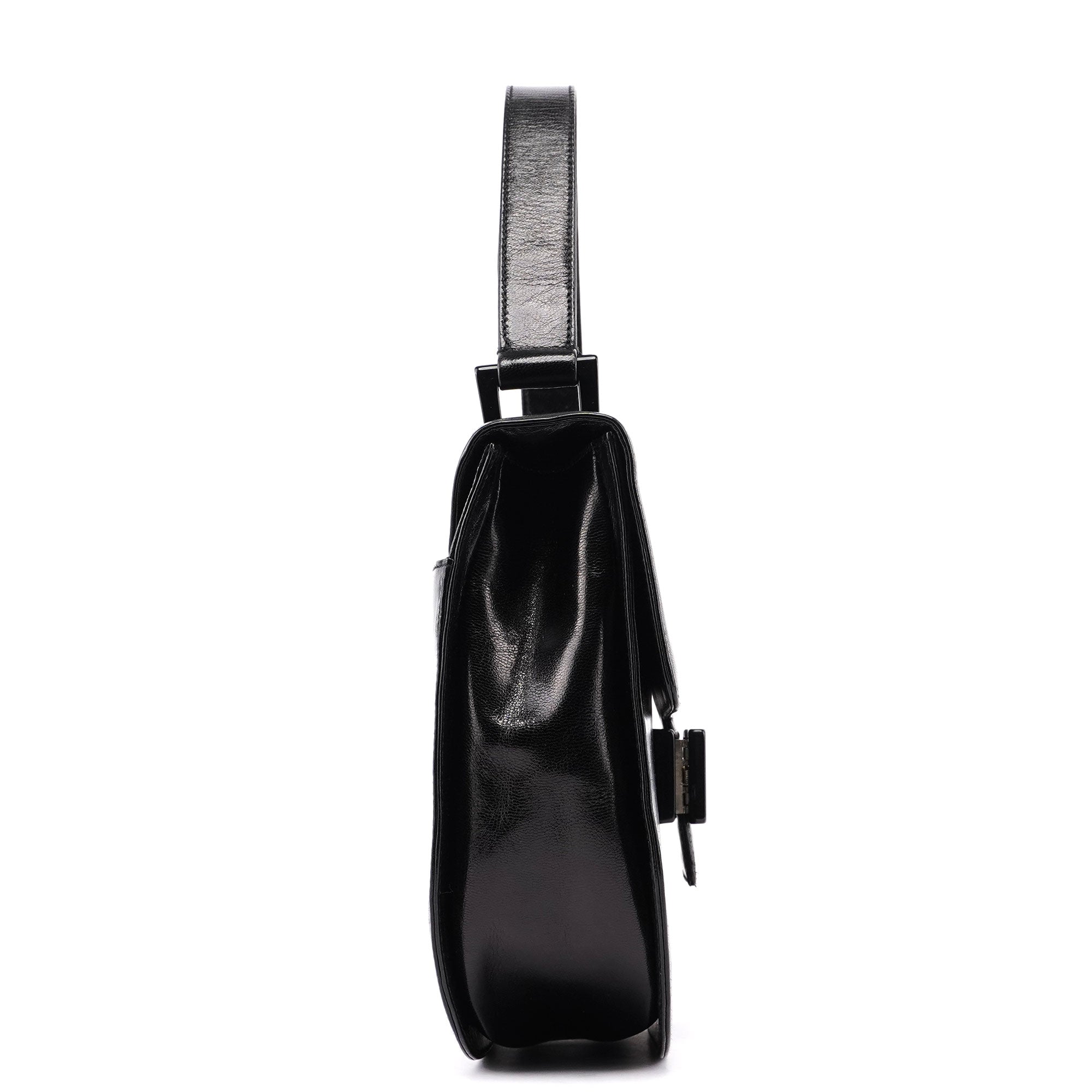 B6659 Black Madras Bachel Bag