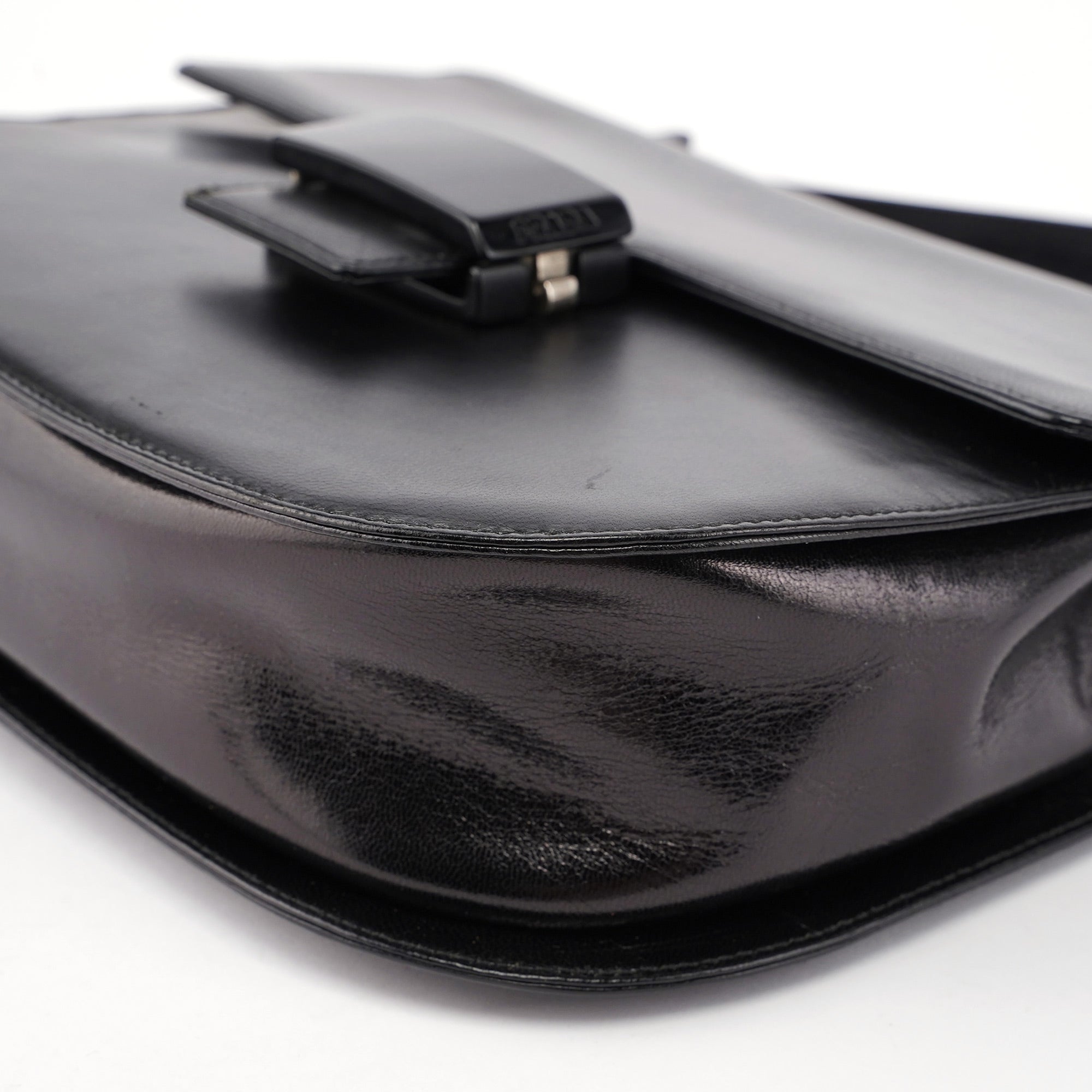 B6659 Black Madras Bachel Bag