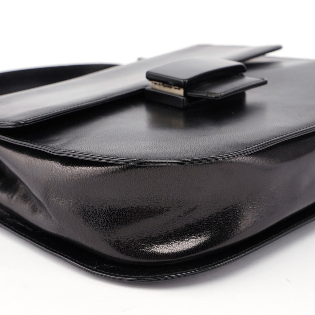 B6659 Black Madras Bachel Bag