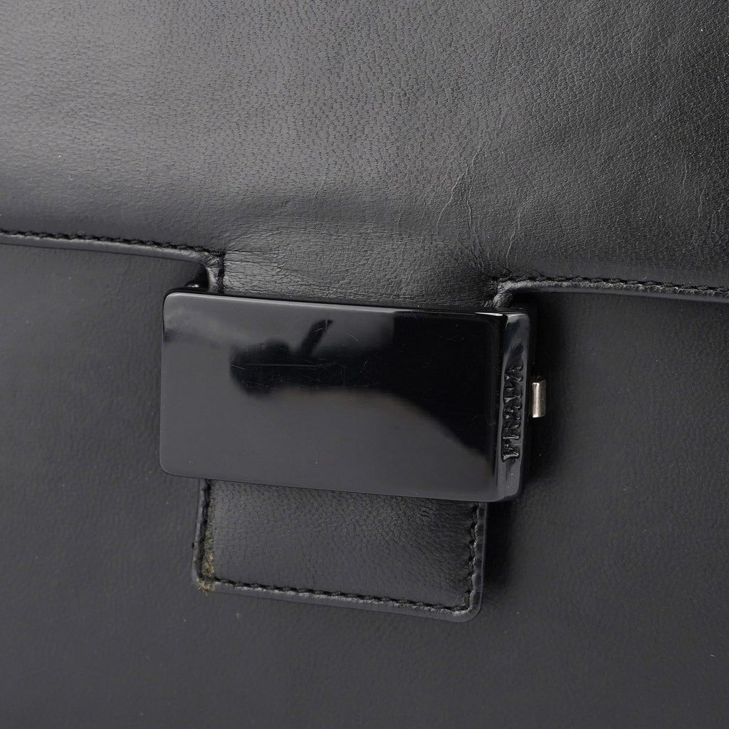 B6659 Black Madras Bachel Bag