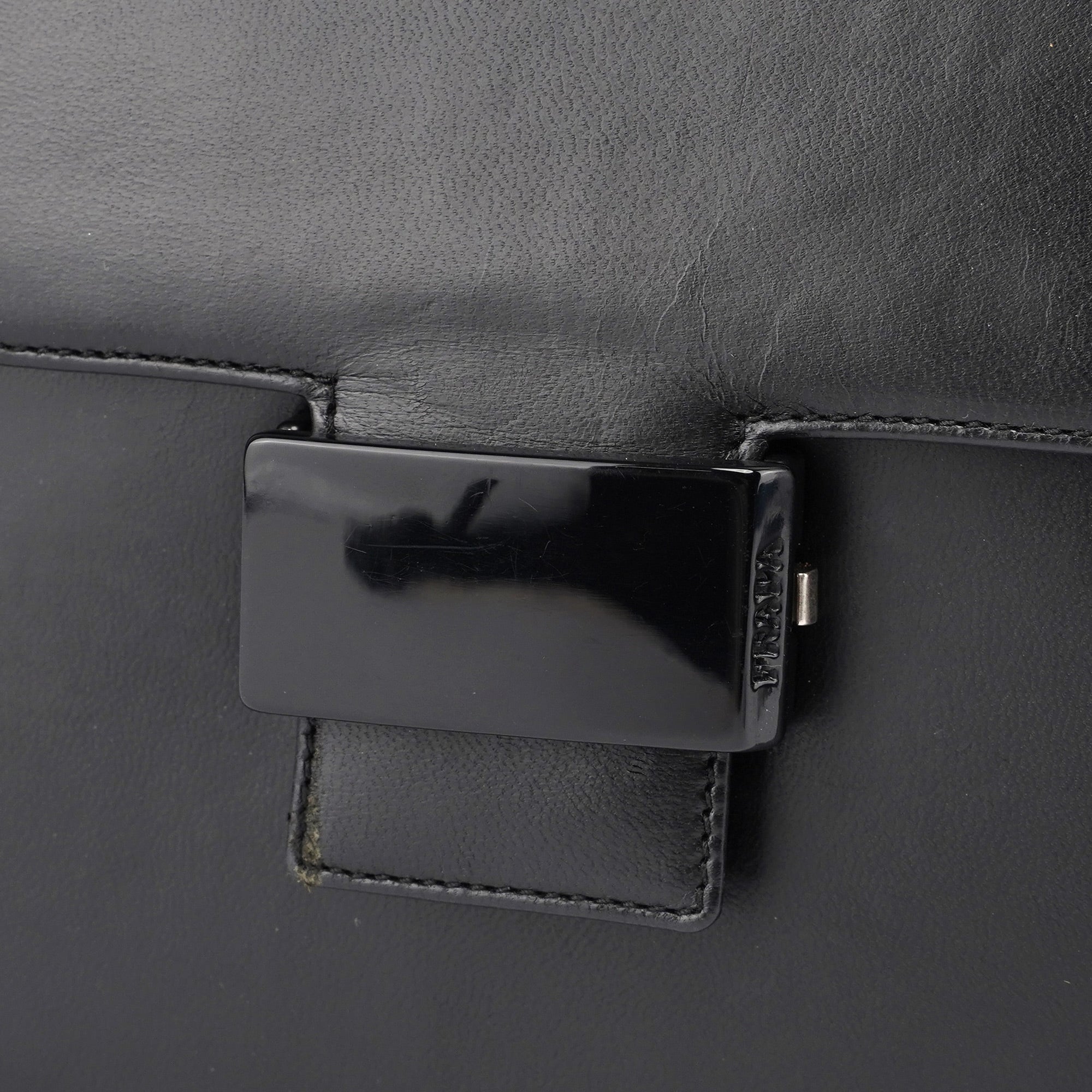 B6659 Black Madras Bachel Bag