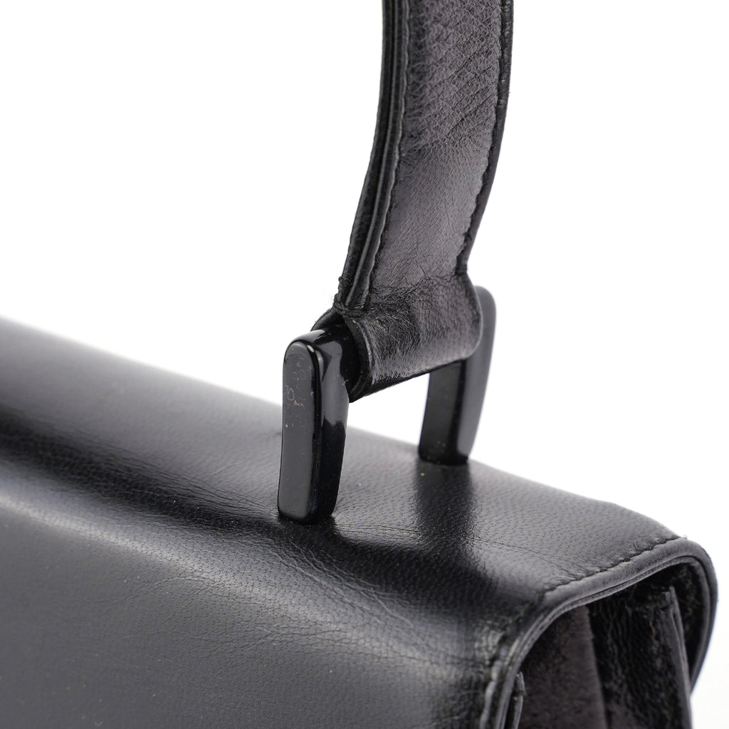 B6659 Black Madras Bachel Bag
