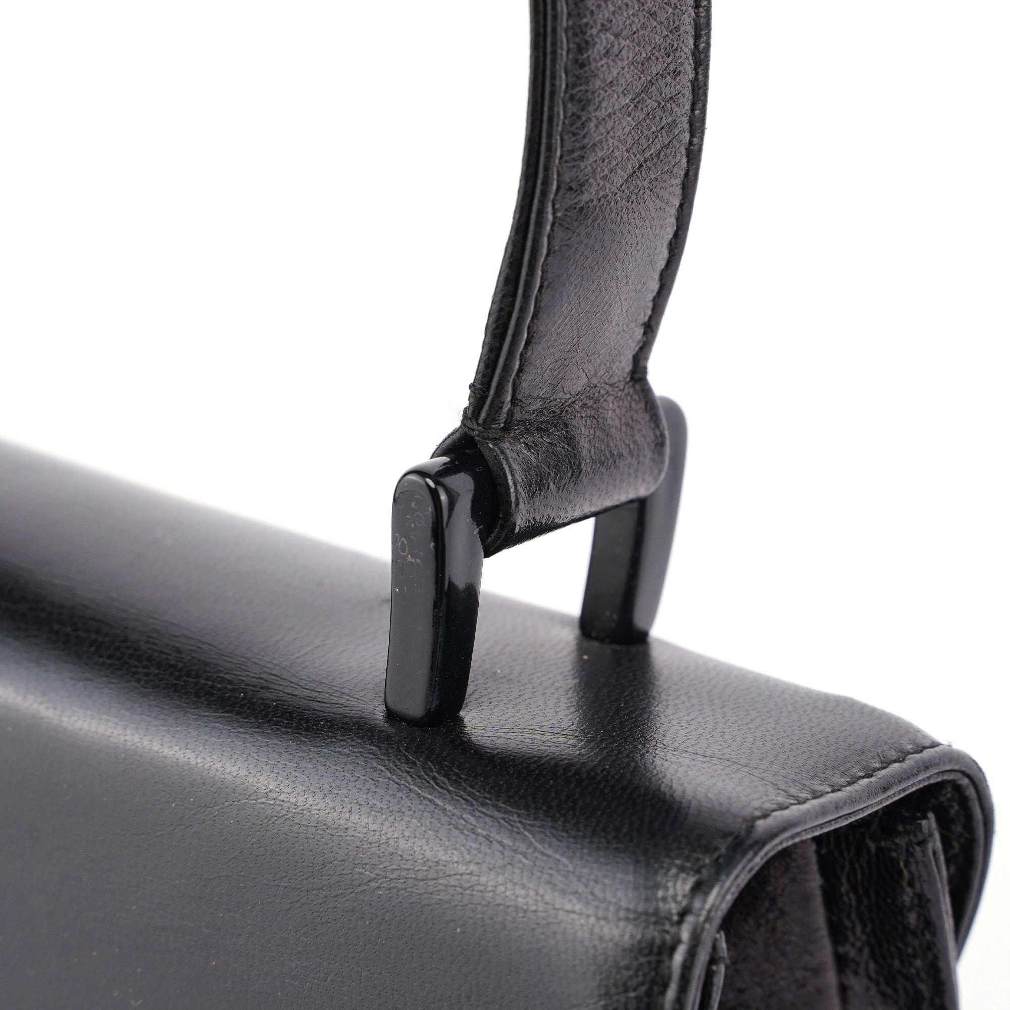 B6659 Black Madras Bachel Bag