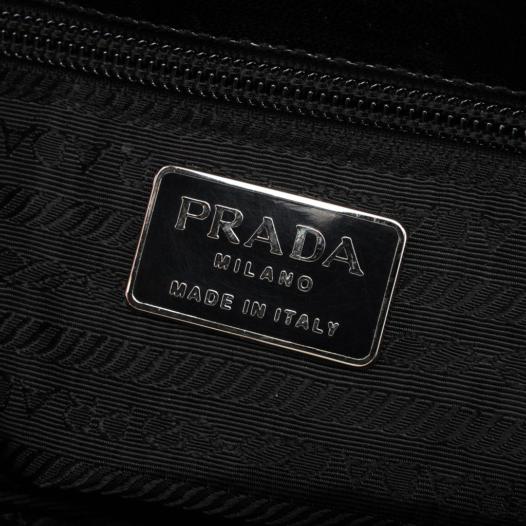 B6659 Black Madras Bachel Bag