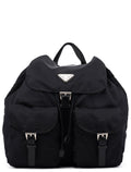 B6677 Black Nylon Backpack