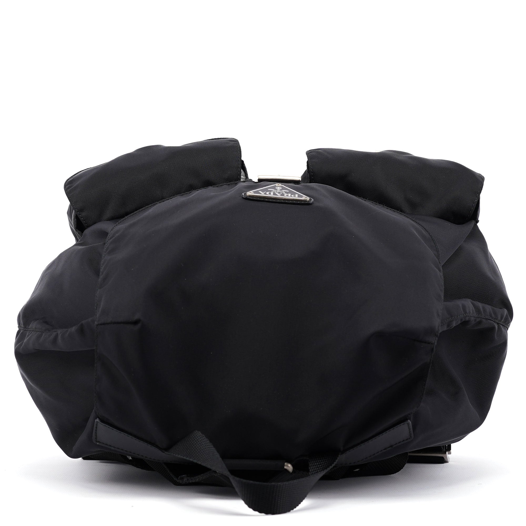 B6677 Black Nylon Backpack