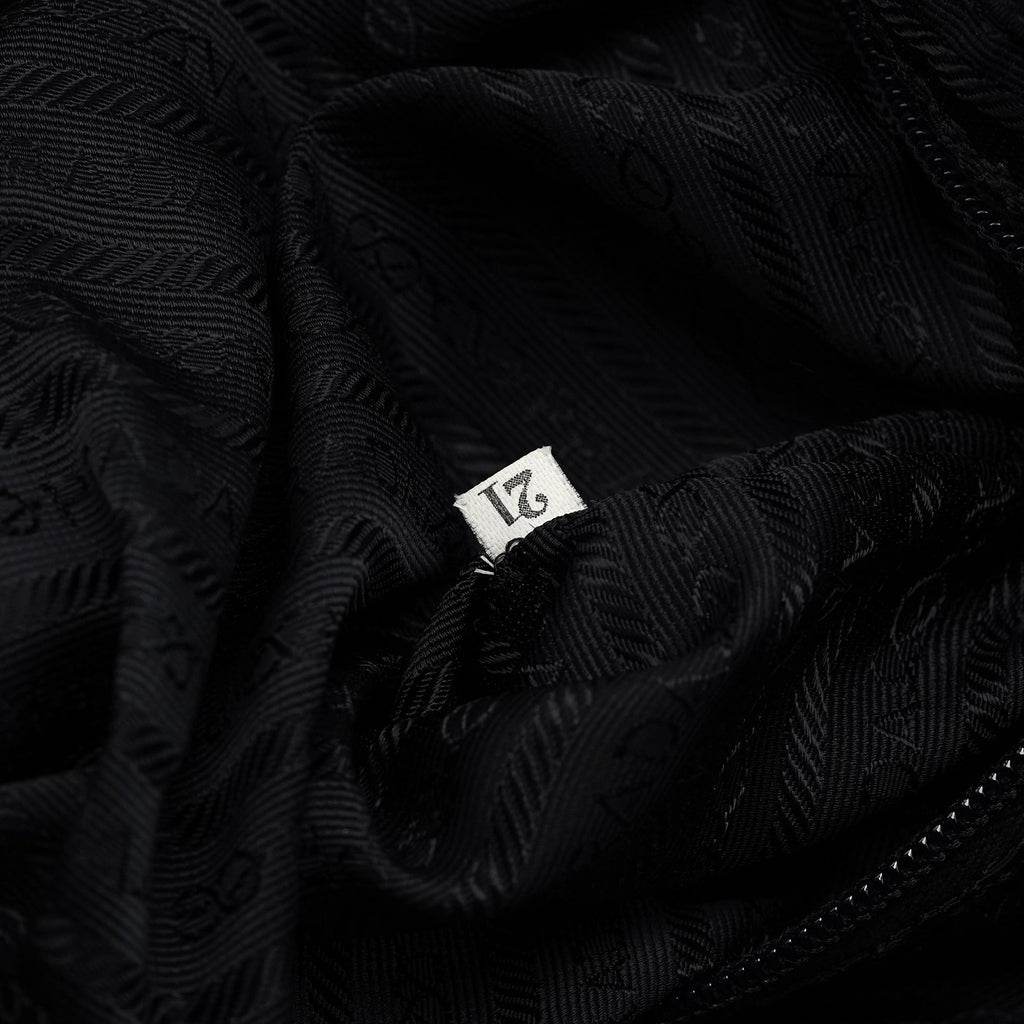 B6677 Black Nylon Backpack