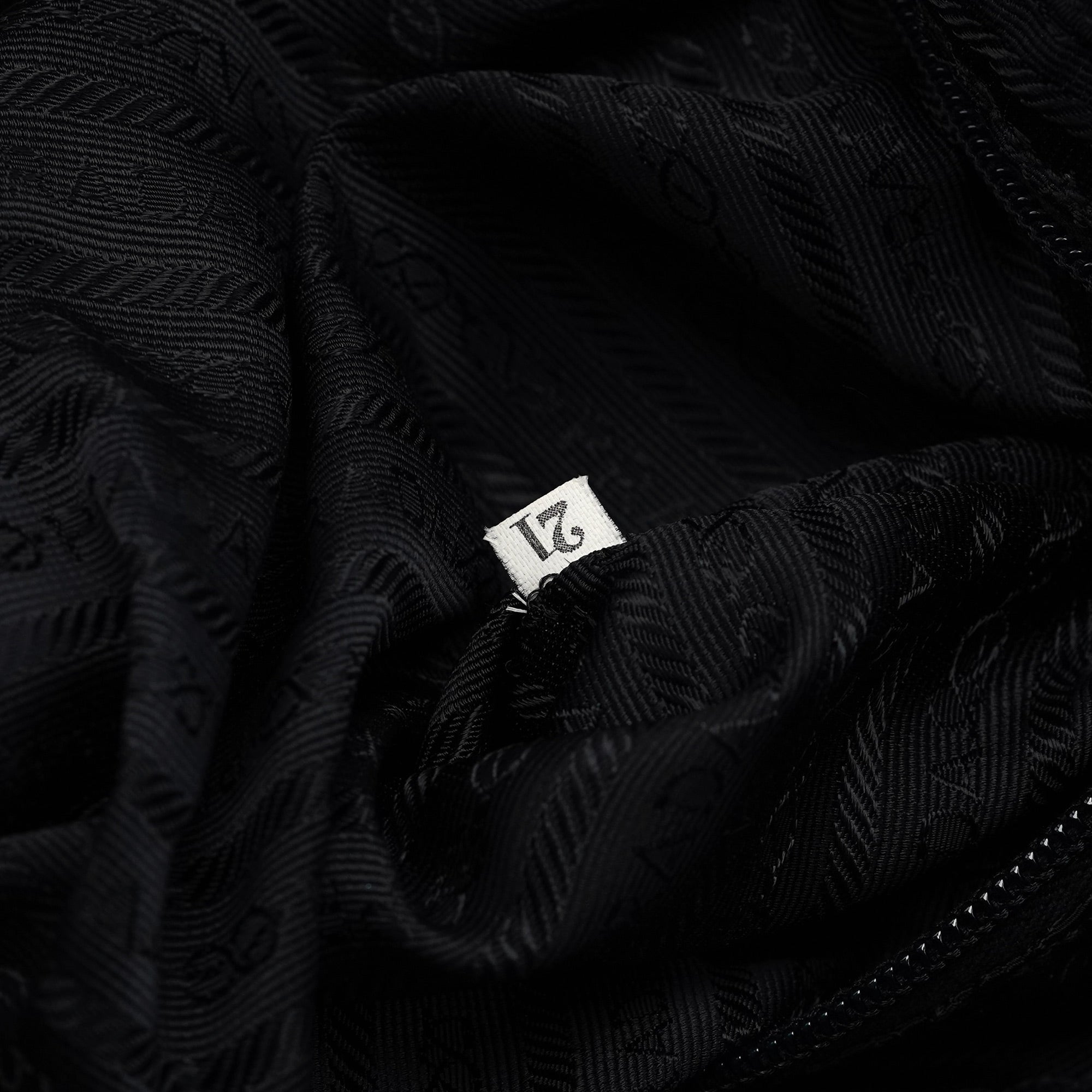 B6677 Black Nylon Backpack