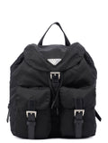 B6677 Black Nylon Backpack