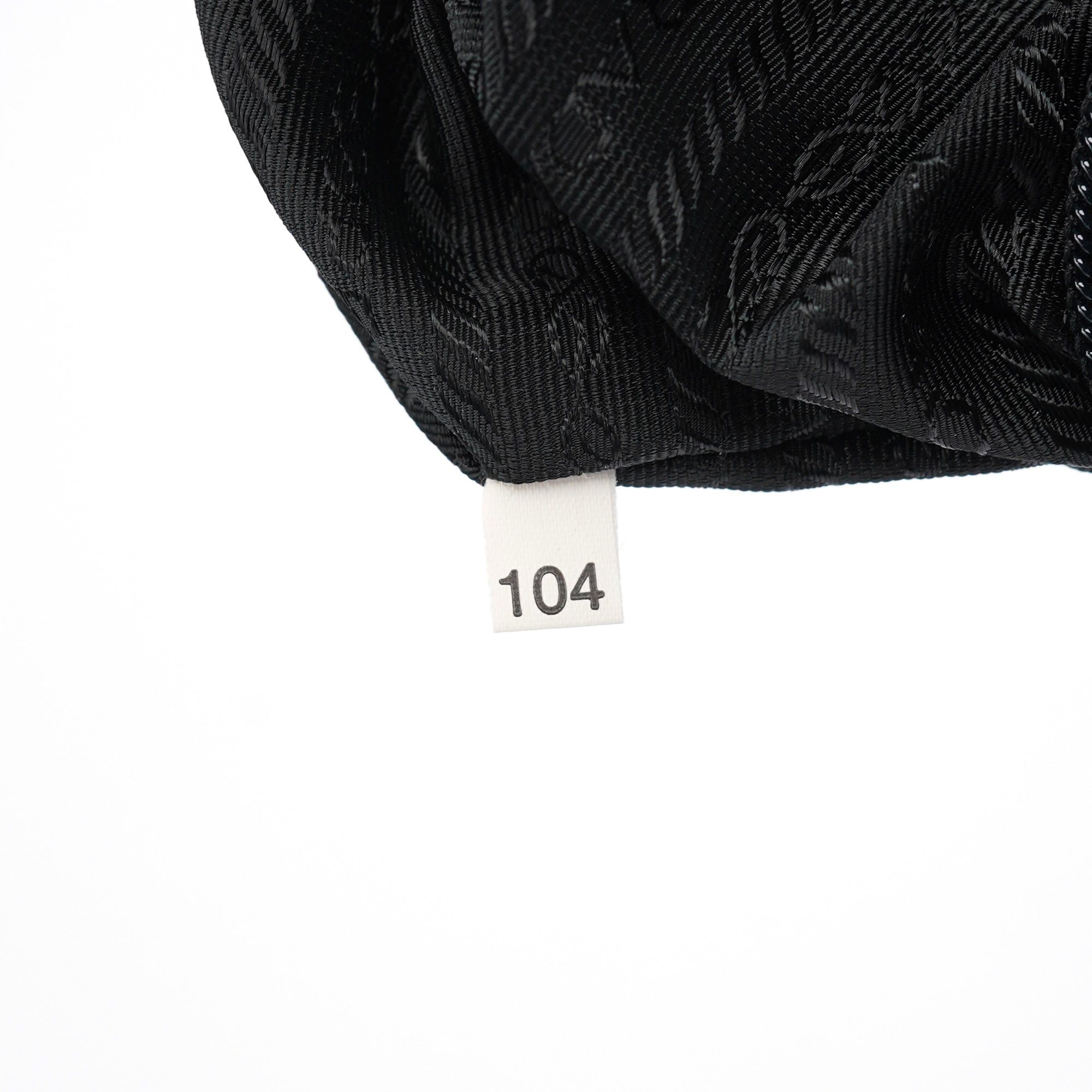 B6677 Black Tessuto Vela Backpack