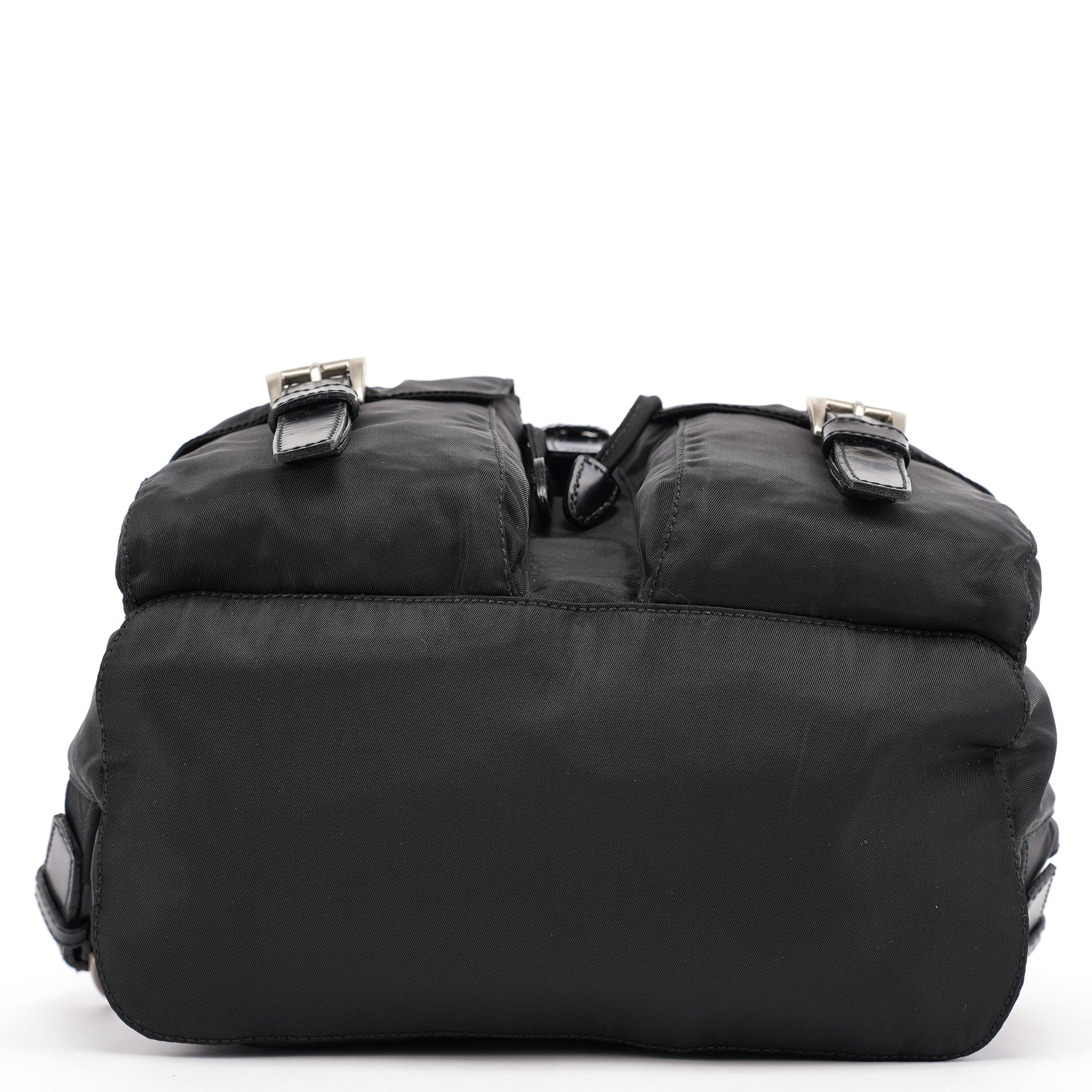 B6677 Black Tessuto Vela Backpack