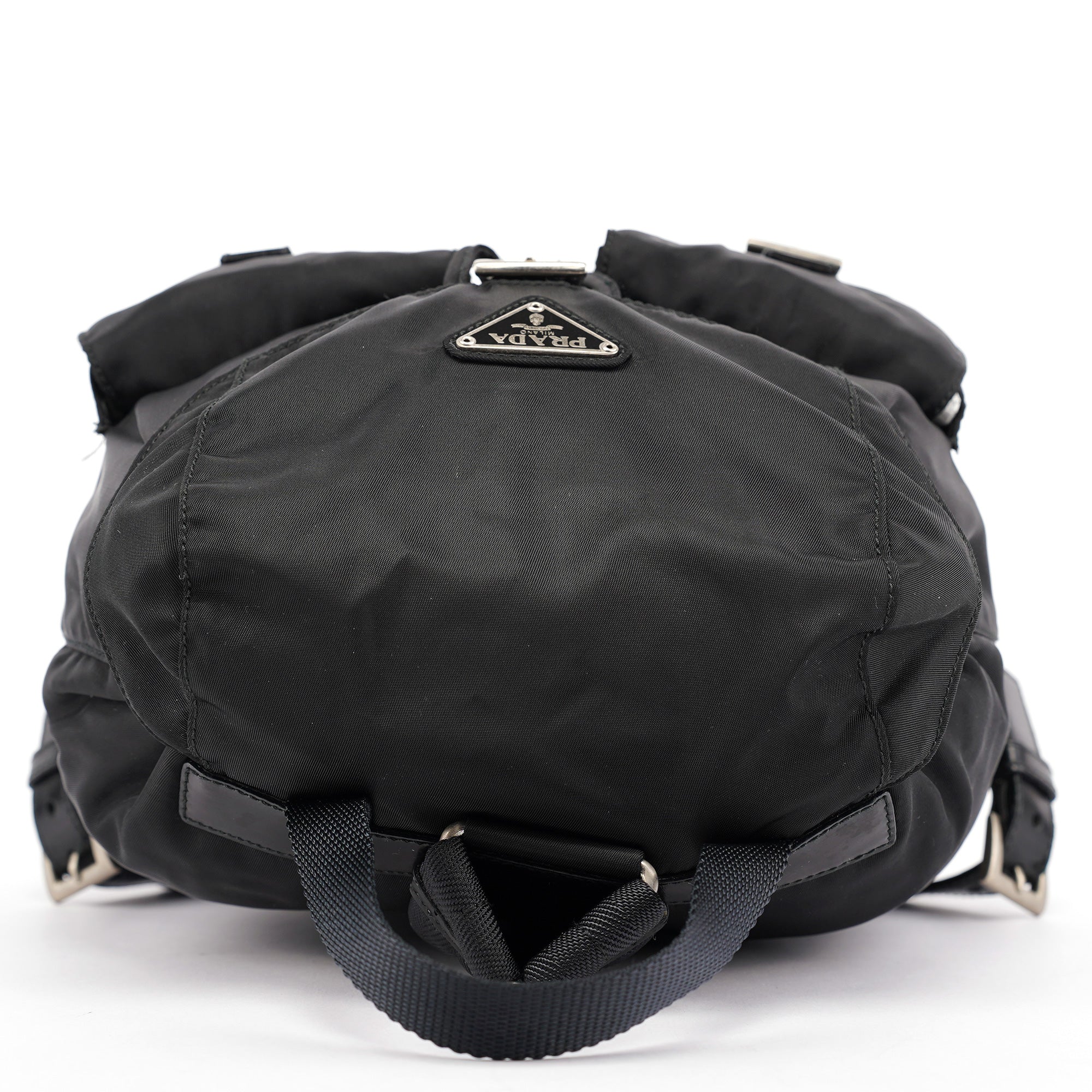 B6677 Black Tessuto Vela Backpack