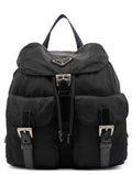 B6677 Black Tessuto Vela Backpack