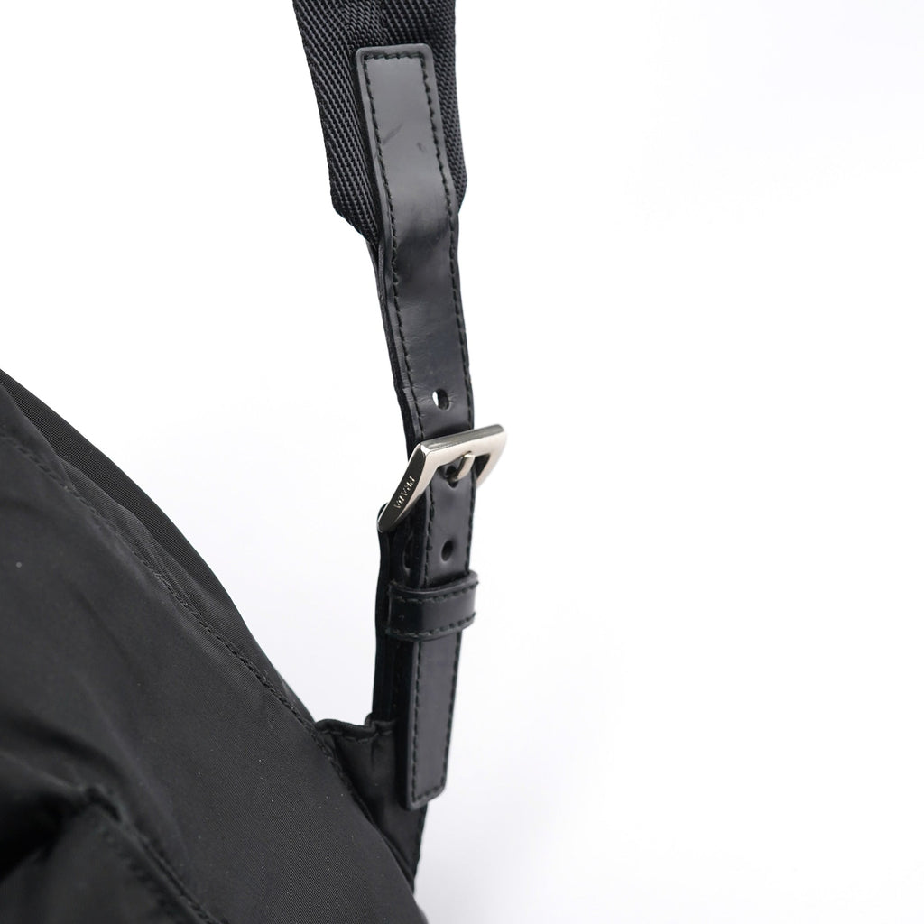 B6677 Black Tessuto Vela Backpack