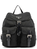 B6677 Black Tessuto Vela Backpack