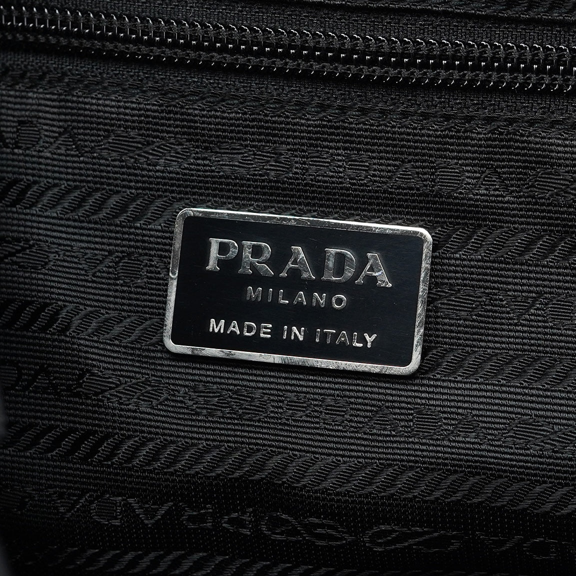 B6677 Black Tessuto Vela Backpack