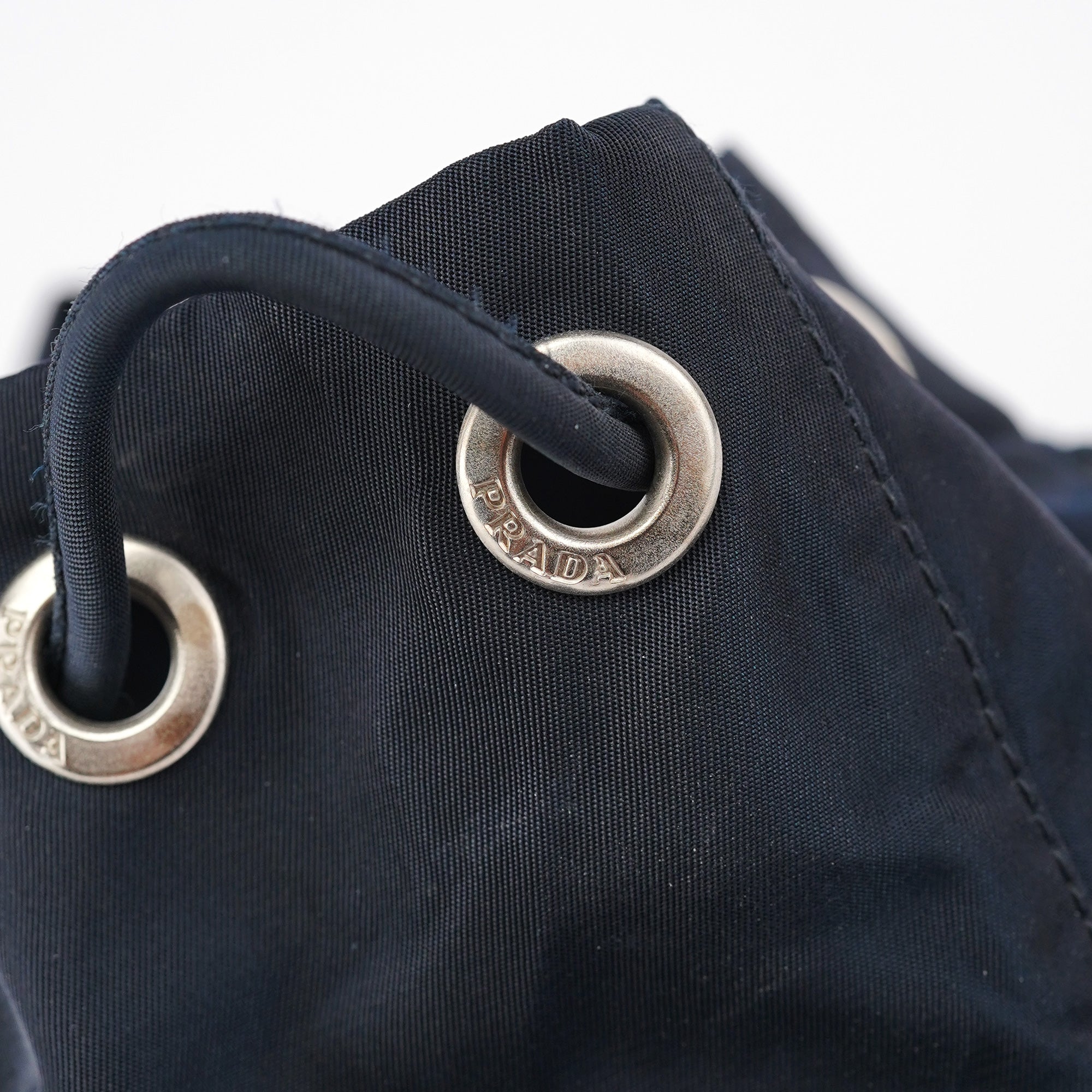 B6677 Navy Tessuto Vela Backpack