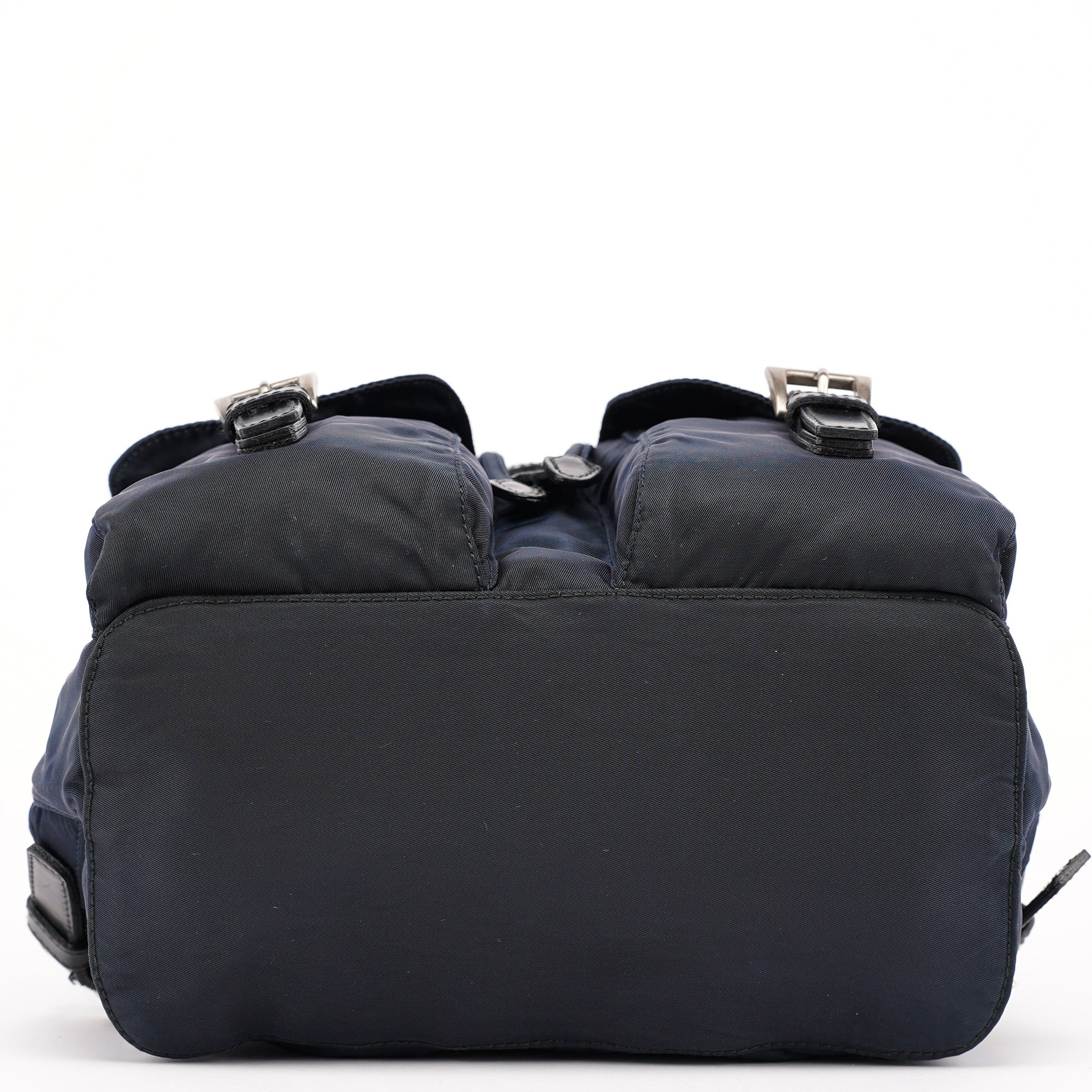 B6677 Navy Tessuto Vela Backpack