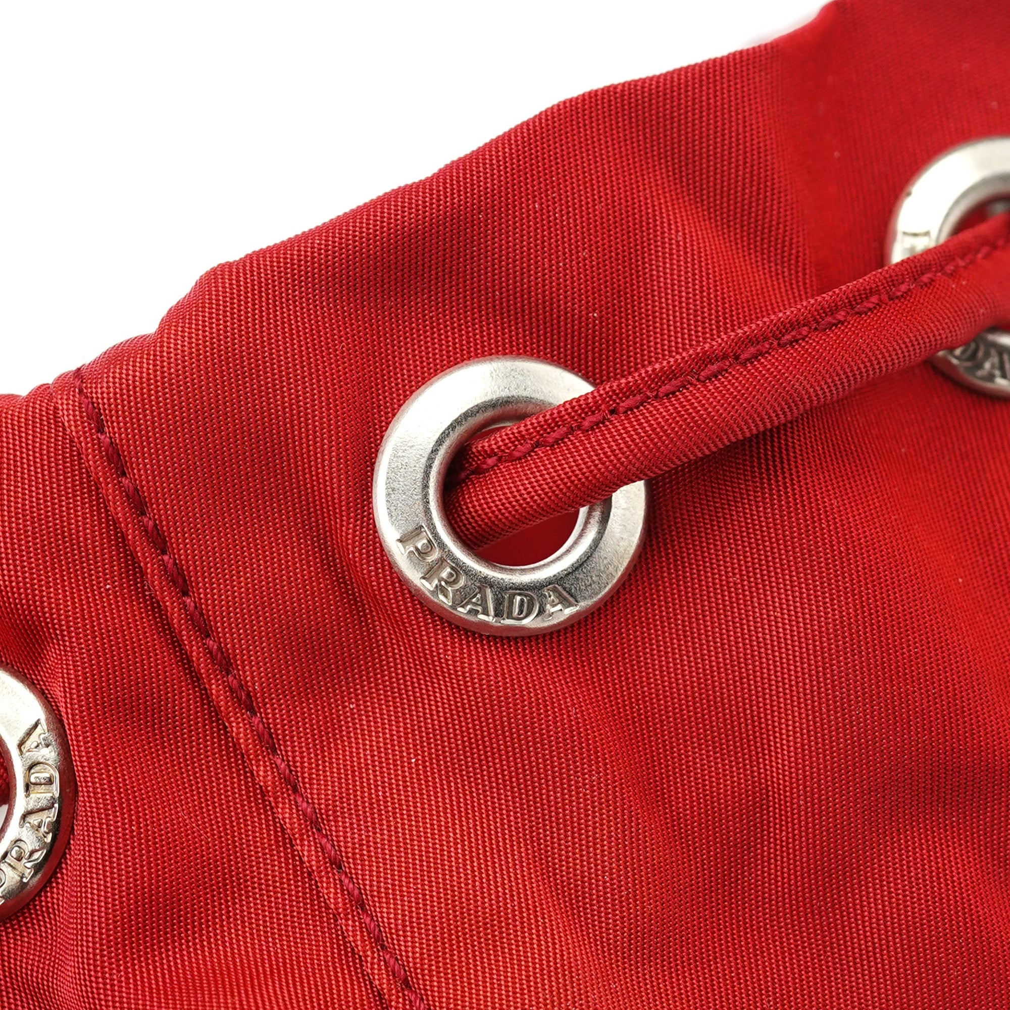 B6677 Red Tessuto Nylon Backpack
