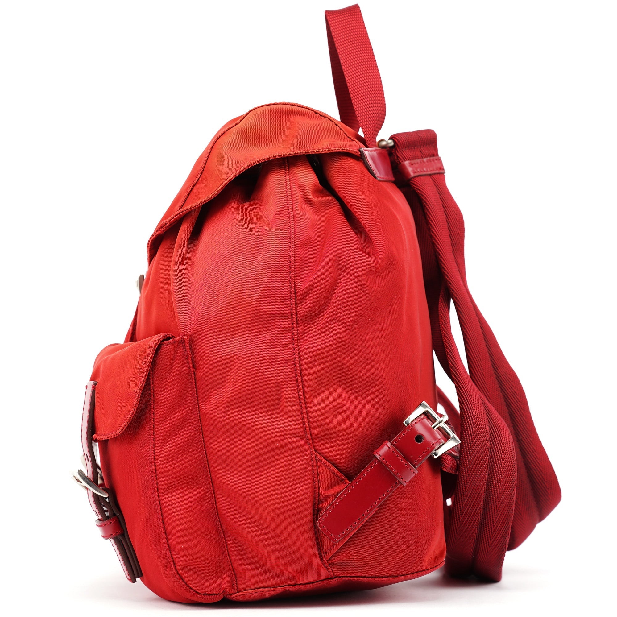 B6677 Red Tessuto Nylon Backpack