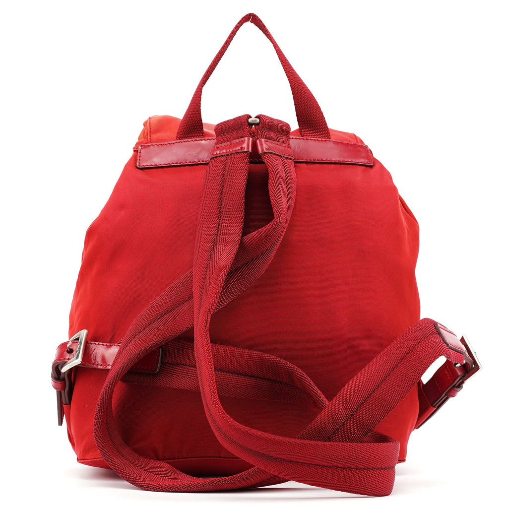 B6677 Red Tessuto Nylon Backpack