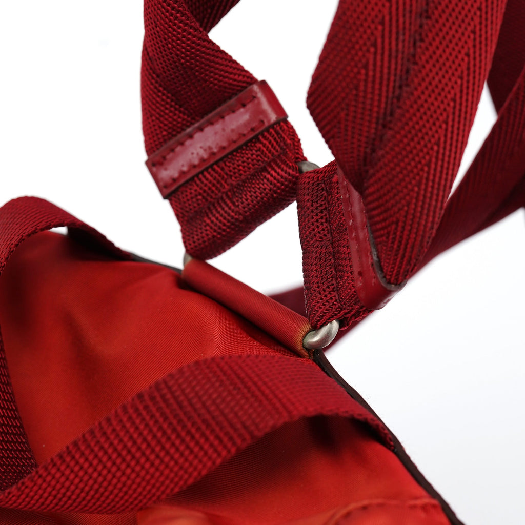 B6677 Red Tessuto Nylon Backpack