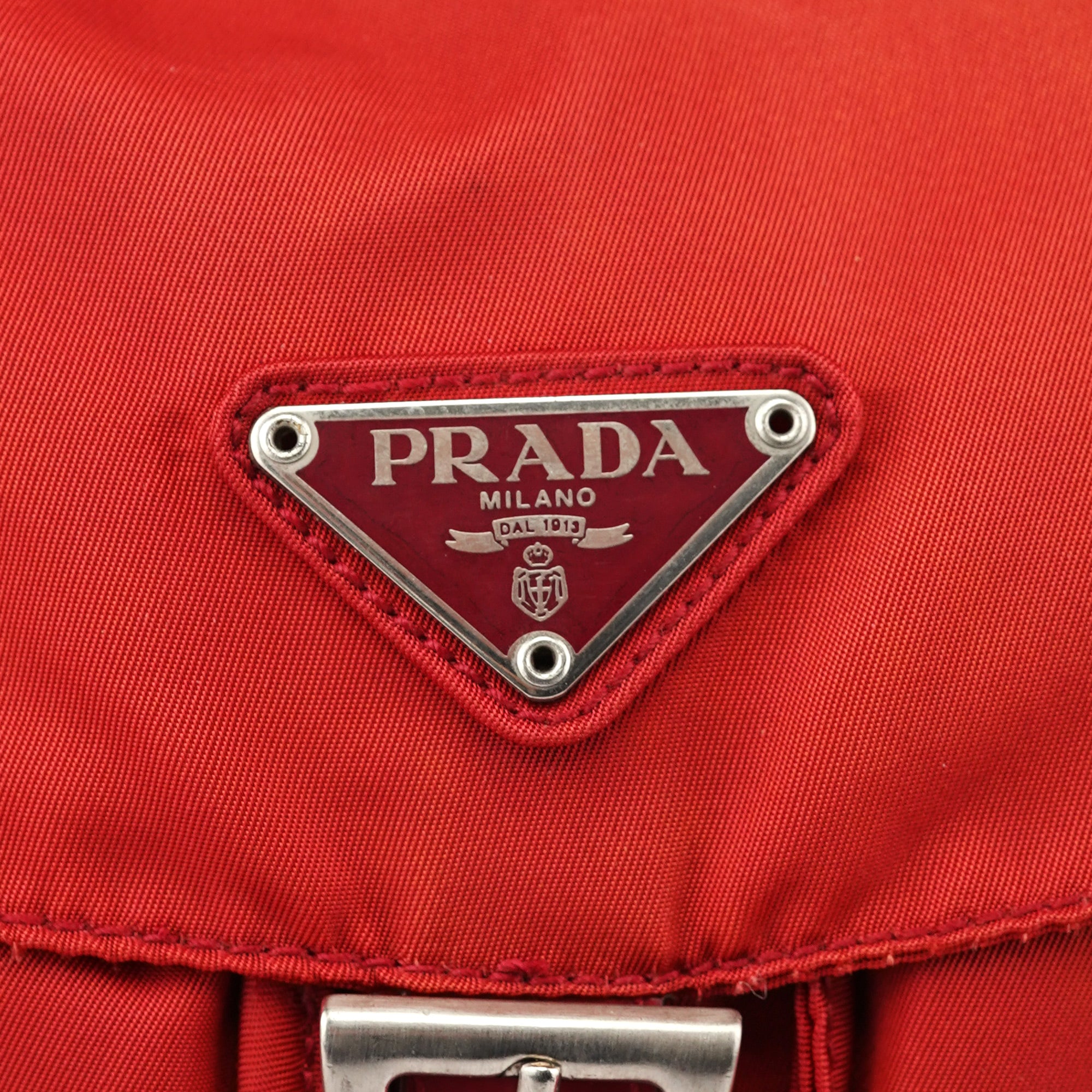 B6677 Red Tessuto Nylon Backpack
