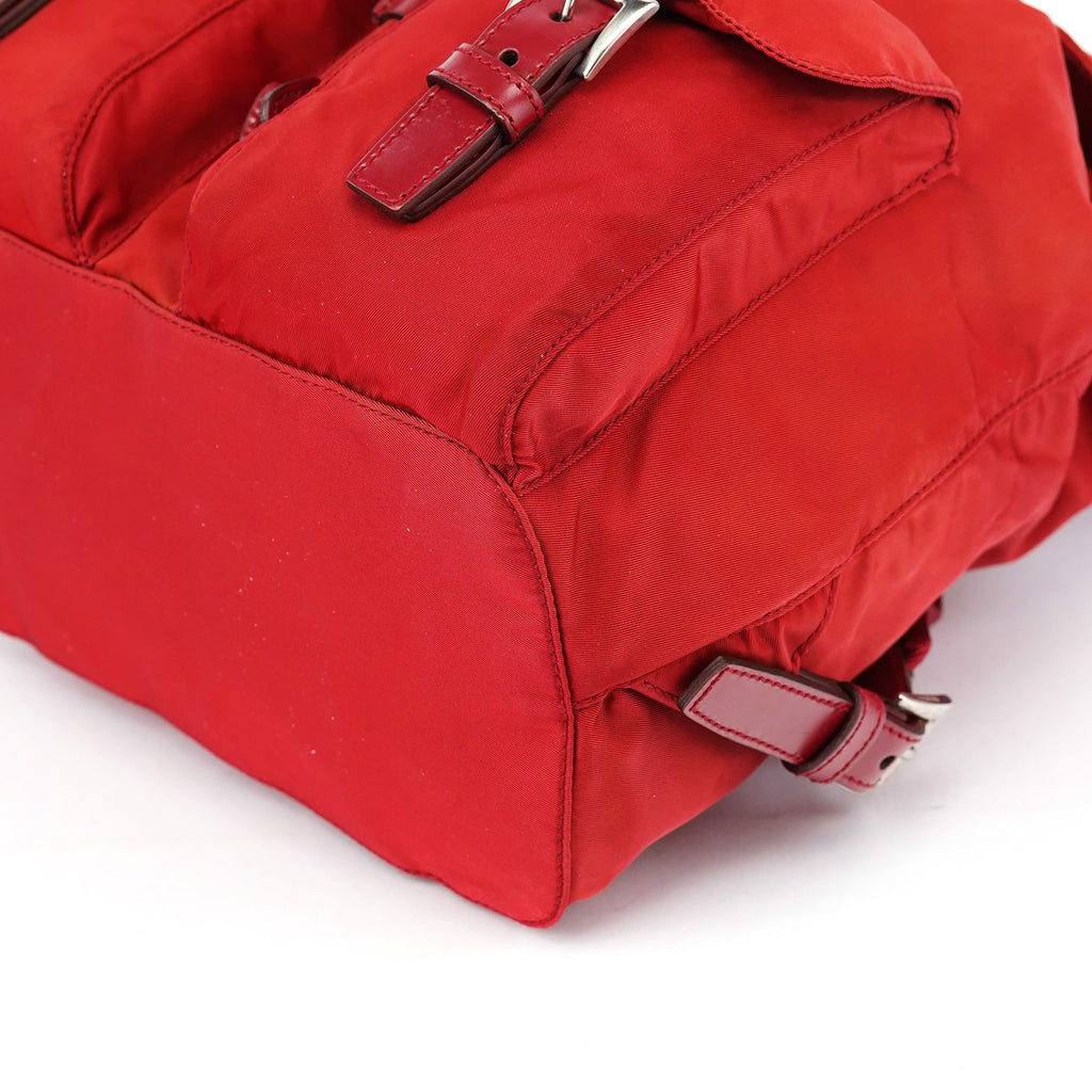 B6677 Red Tessuto Nylon Backpack