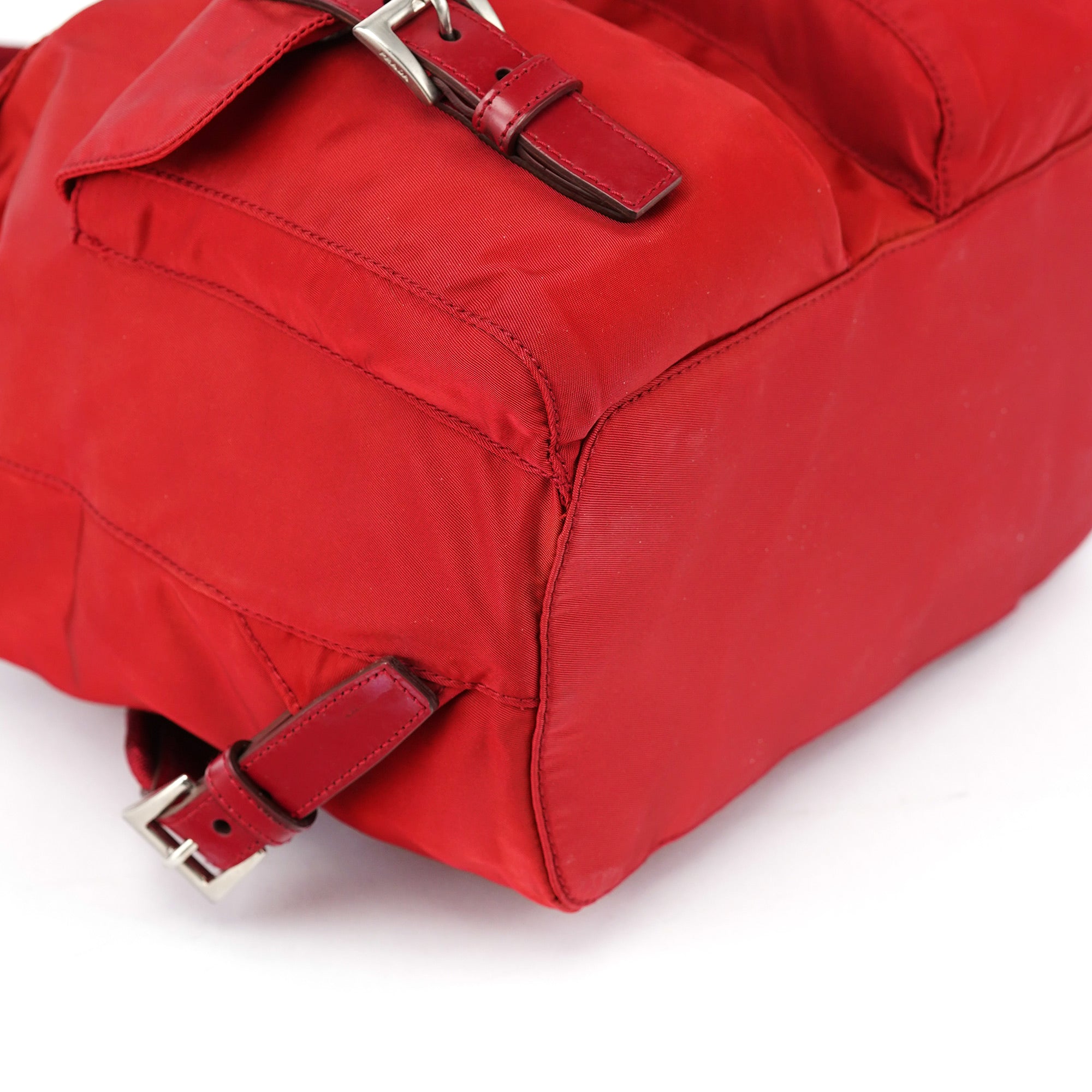B6677 Red Tessuto Nylon Backpack