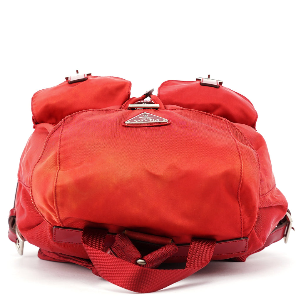 B6677 Red Tessuto Nylon Backpack