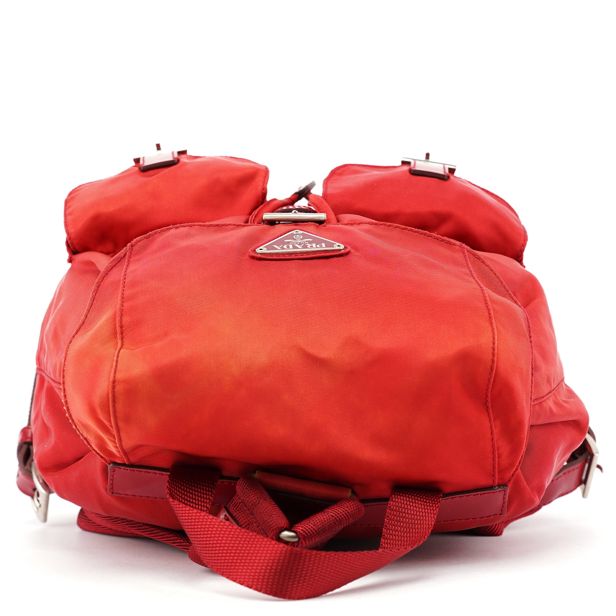 B6677 Red Tessuto Nylon Backpack