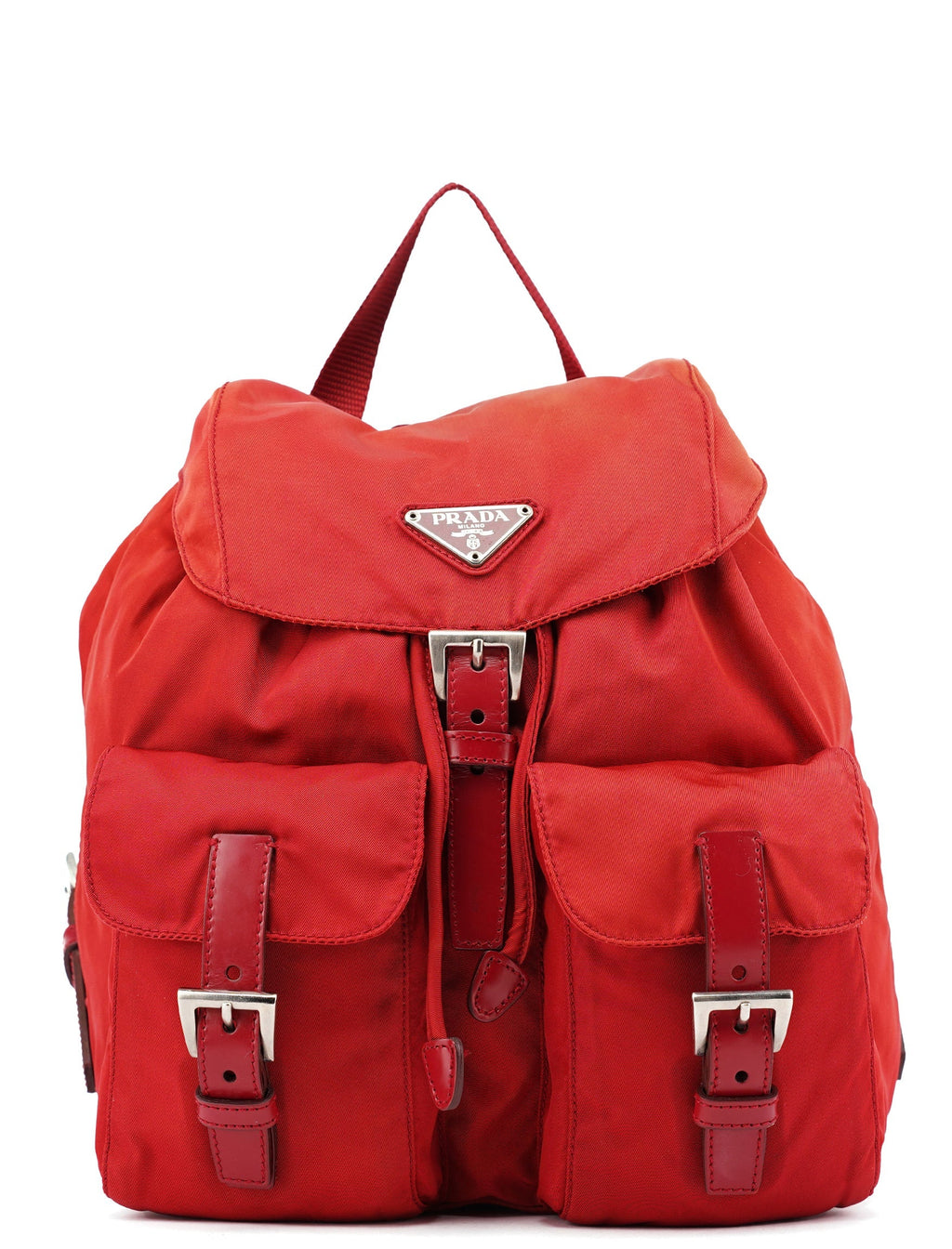 B6677 Red Tessuto Nylon Backpack