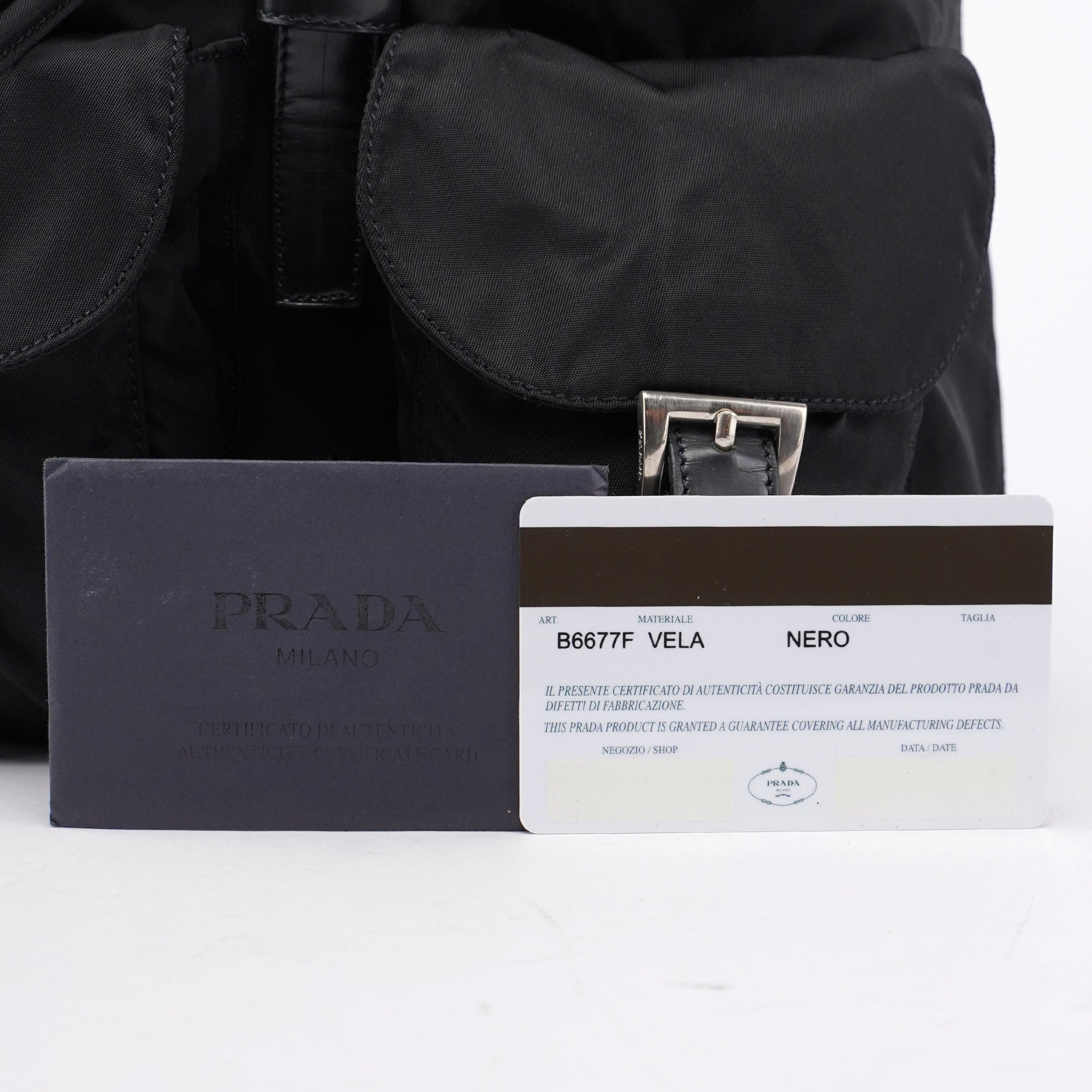 B6677F Black Backpack