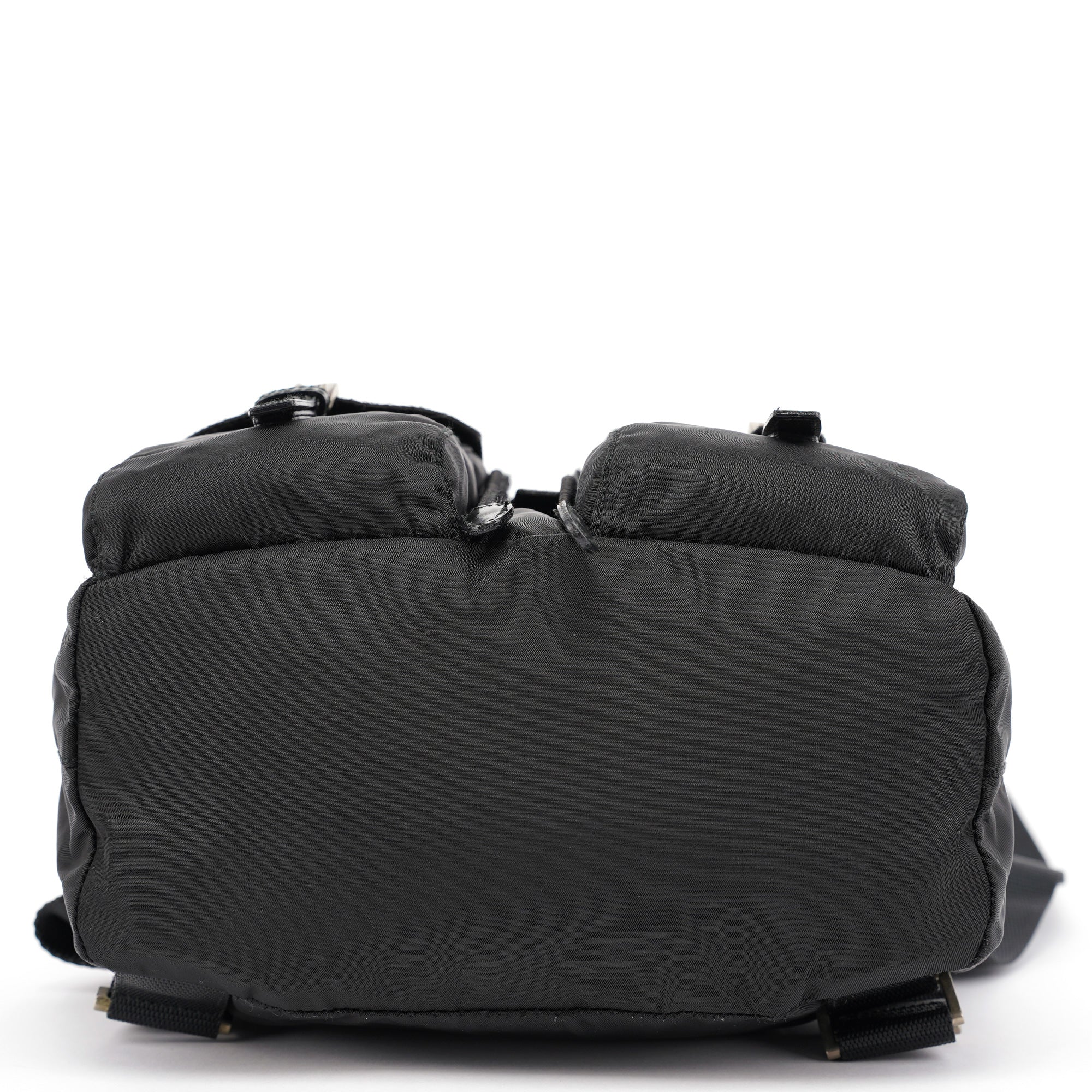 B6677F Black Tessuto Vela Backpack
