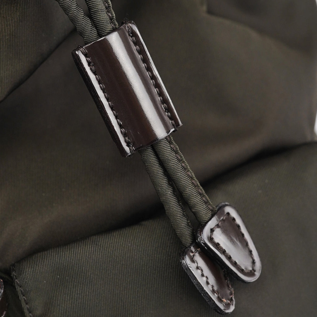 B6677F Green Tessuto Vela Backpack